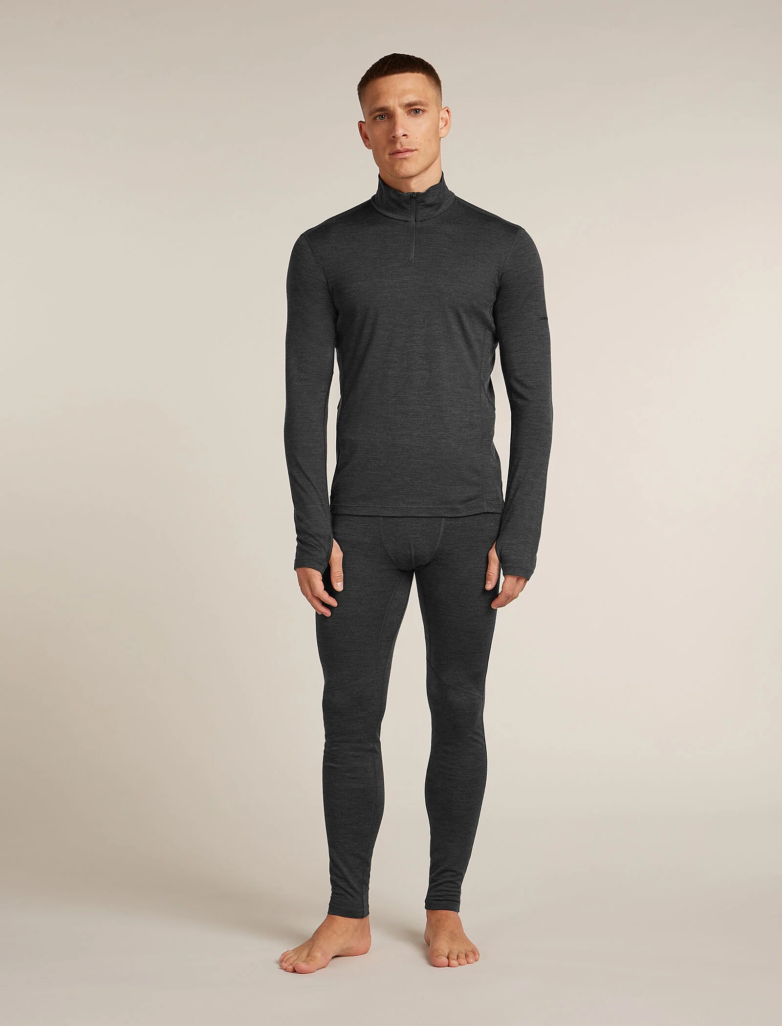 Men's 200 MerinoFine™ Ace Long Sleeve Half Zip Thermal Top - Image 3
