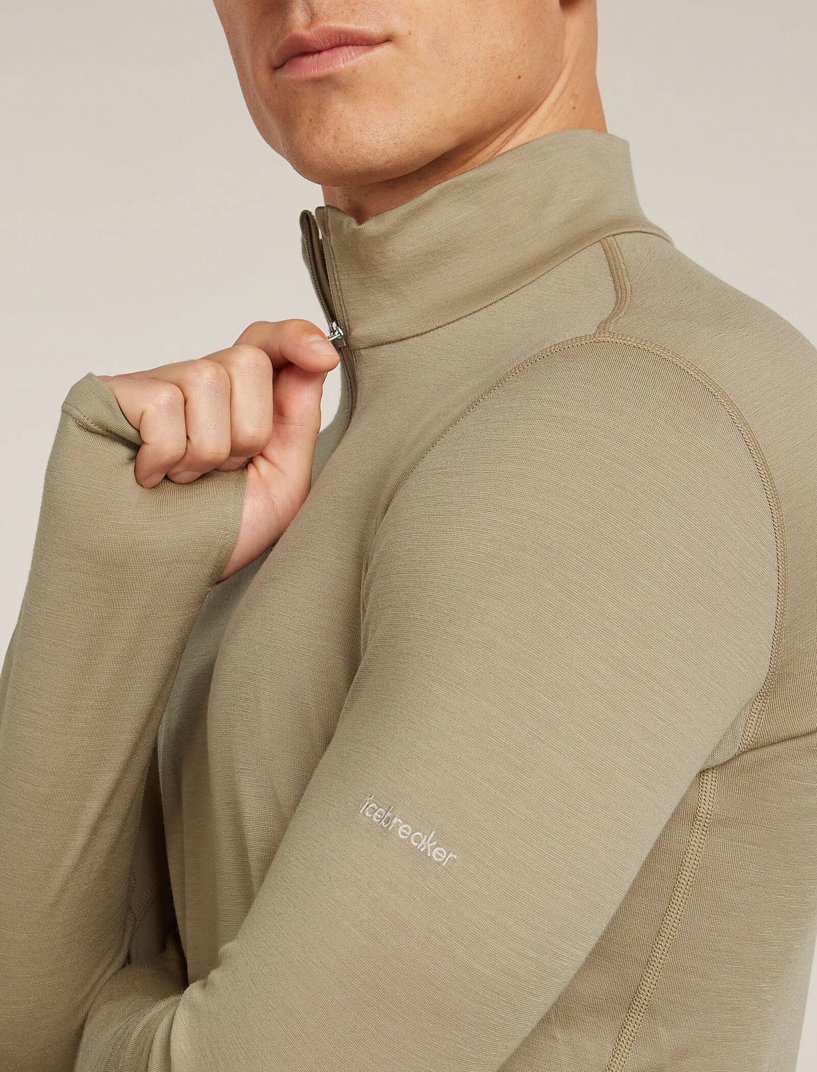 Men's 200 MerinoFine™ Ace Long Sleeve Half Zip Thermal Top - Image 6