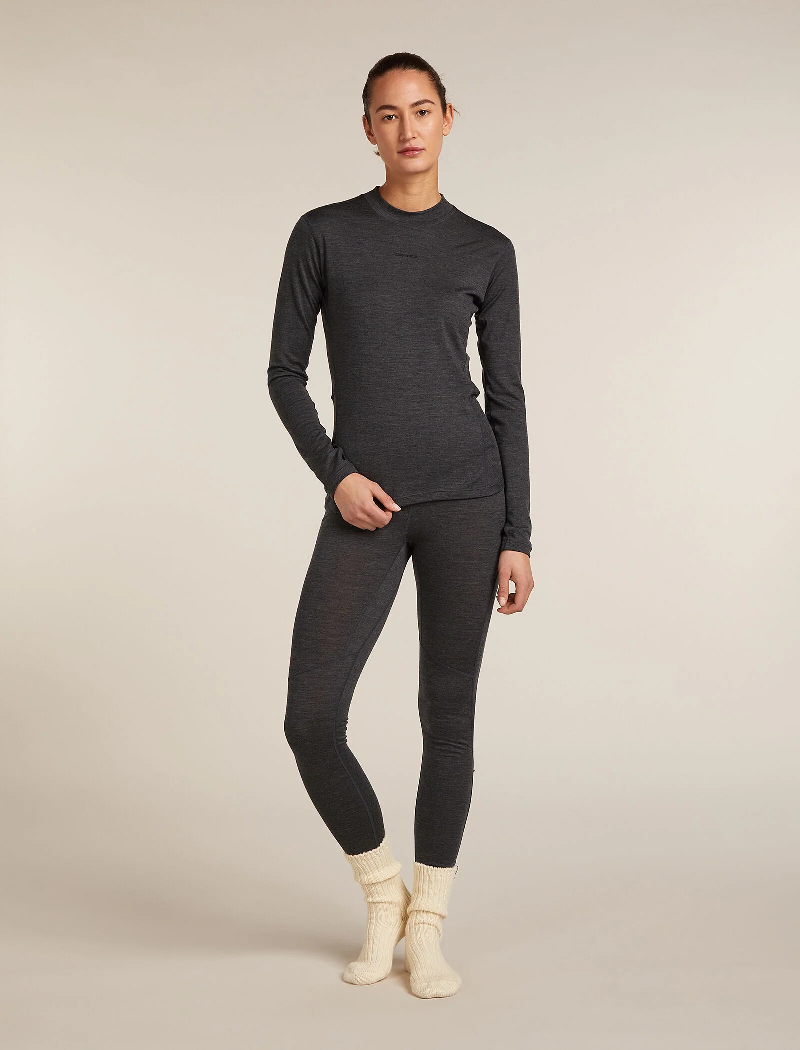 Women's 200 MerinoFine™ Ace Long Sleeve Mock Neck Thermal Top - Image 6