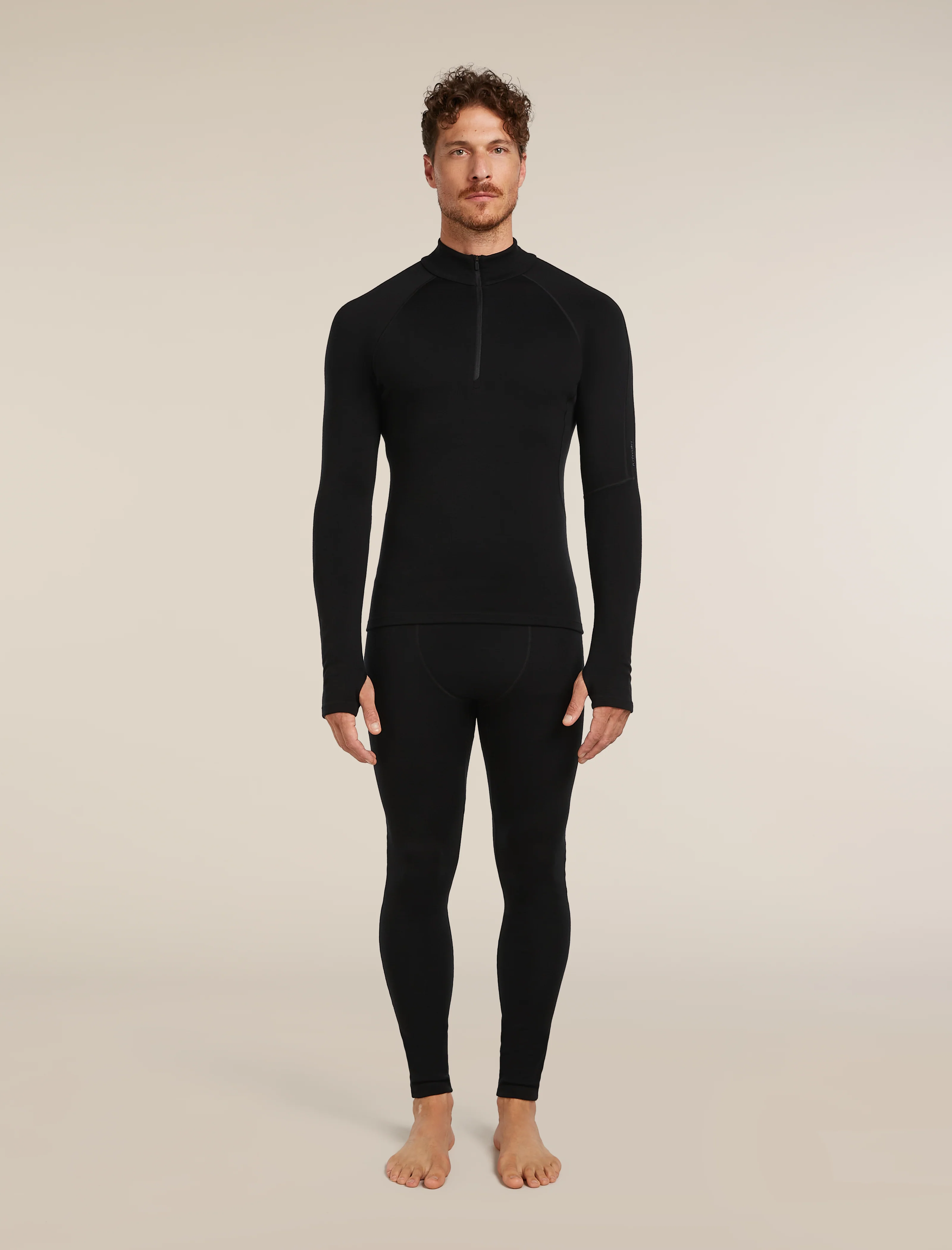 Men's 300 MerinoFine™ Polar Long Sleeve Half Zip Thermal Top - Image 3