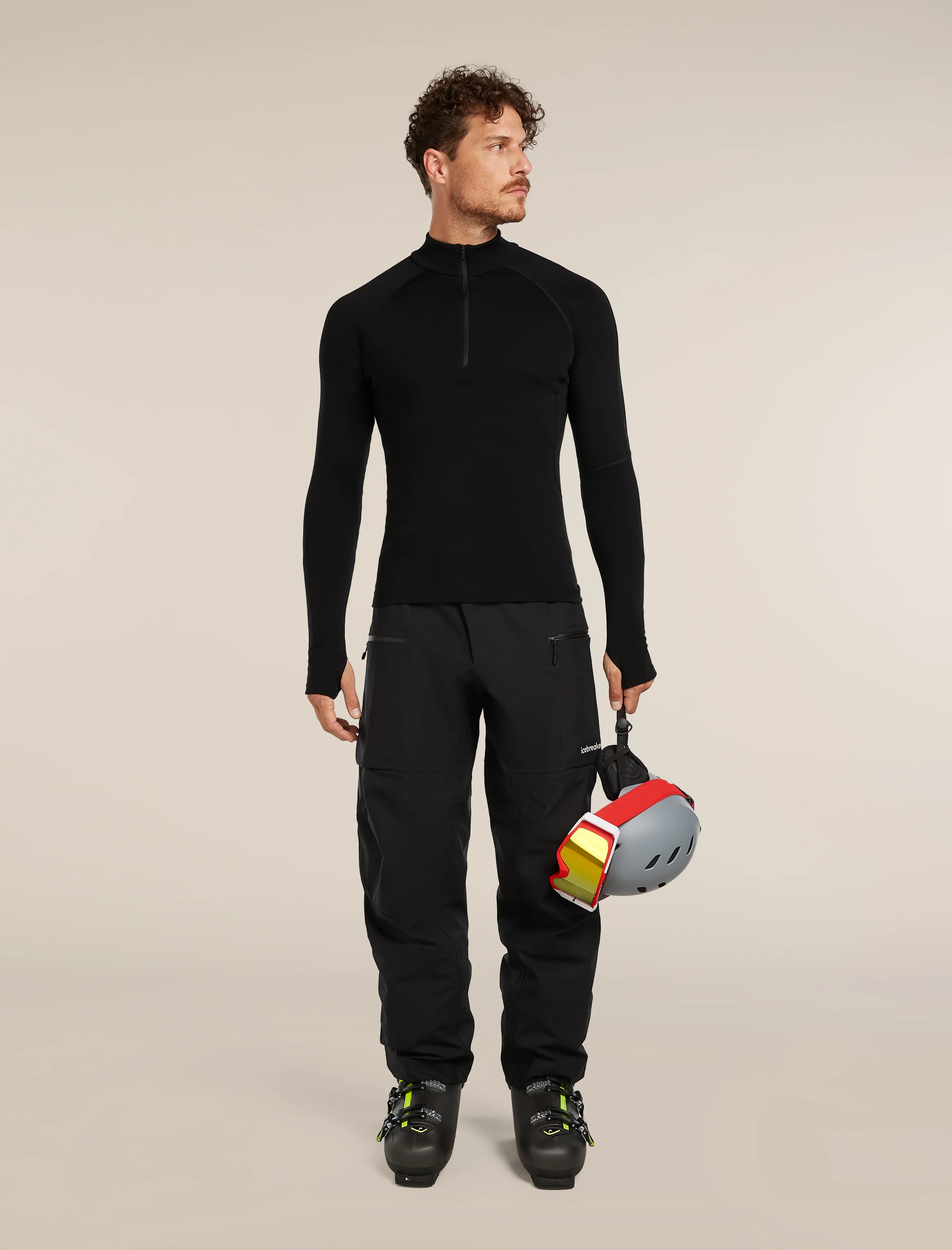 Men's 300 MerinoFine™ Polar Long Sleeve Half Zip Thermal Top - Image 4