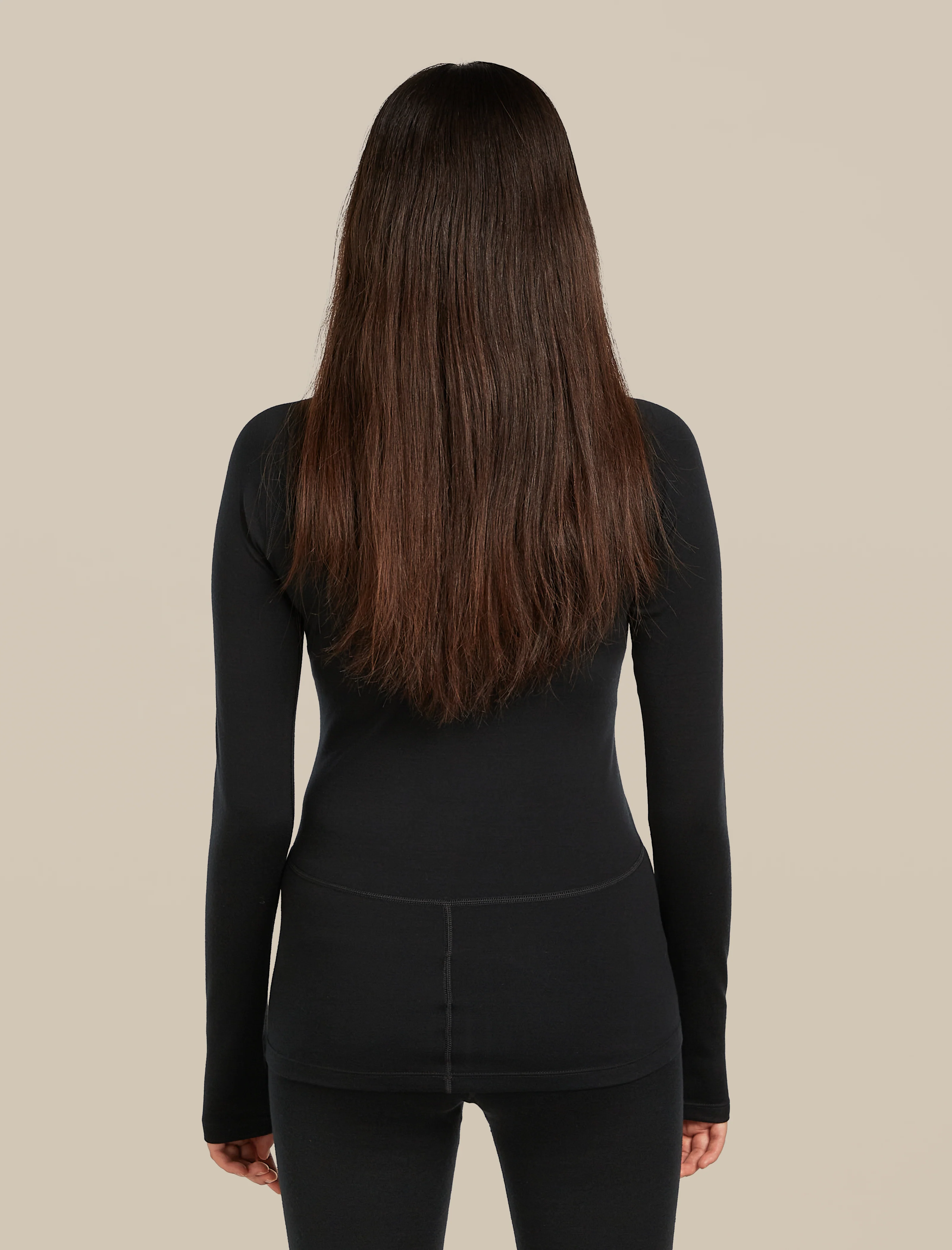 Women's 300 MerinoFine™ Polar Long Sleeve Roll Neck Thermal Top - Image 2