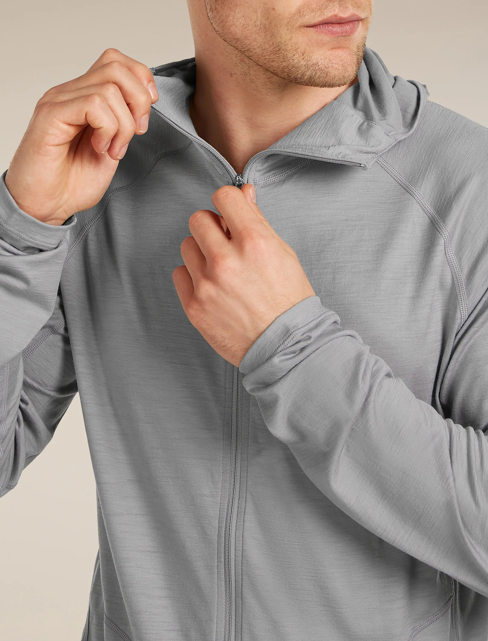 Men's 150 MerinoFine™ Ace Long Sleeve Zip Hoodie - Image 6