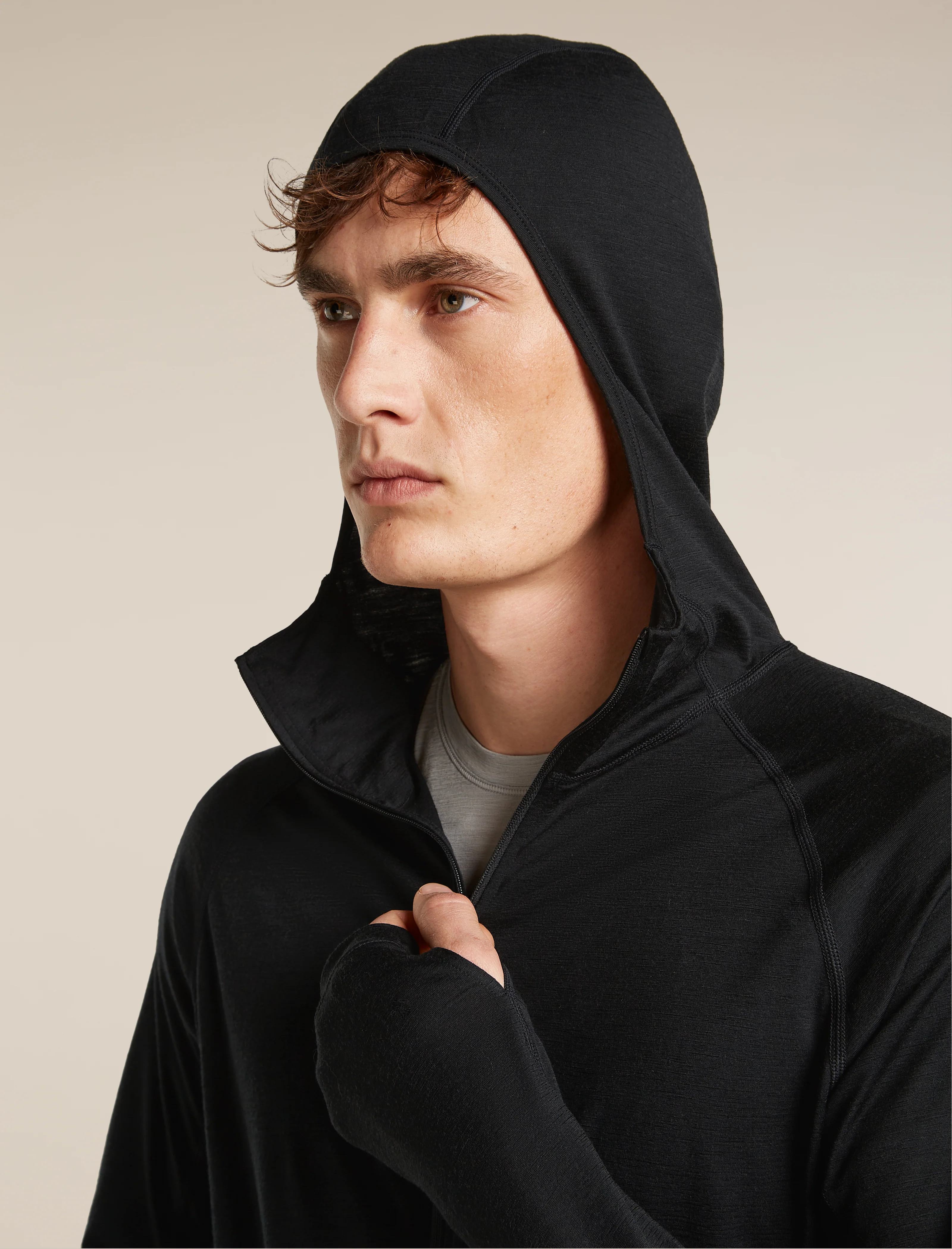 Men's 150 MerinoFine™ Ace Long Sleeve Zip Hoodie UPF - Image 7