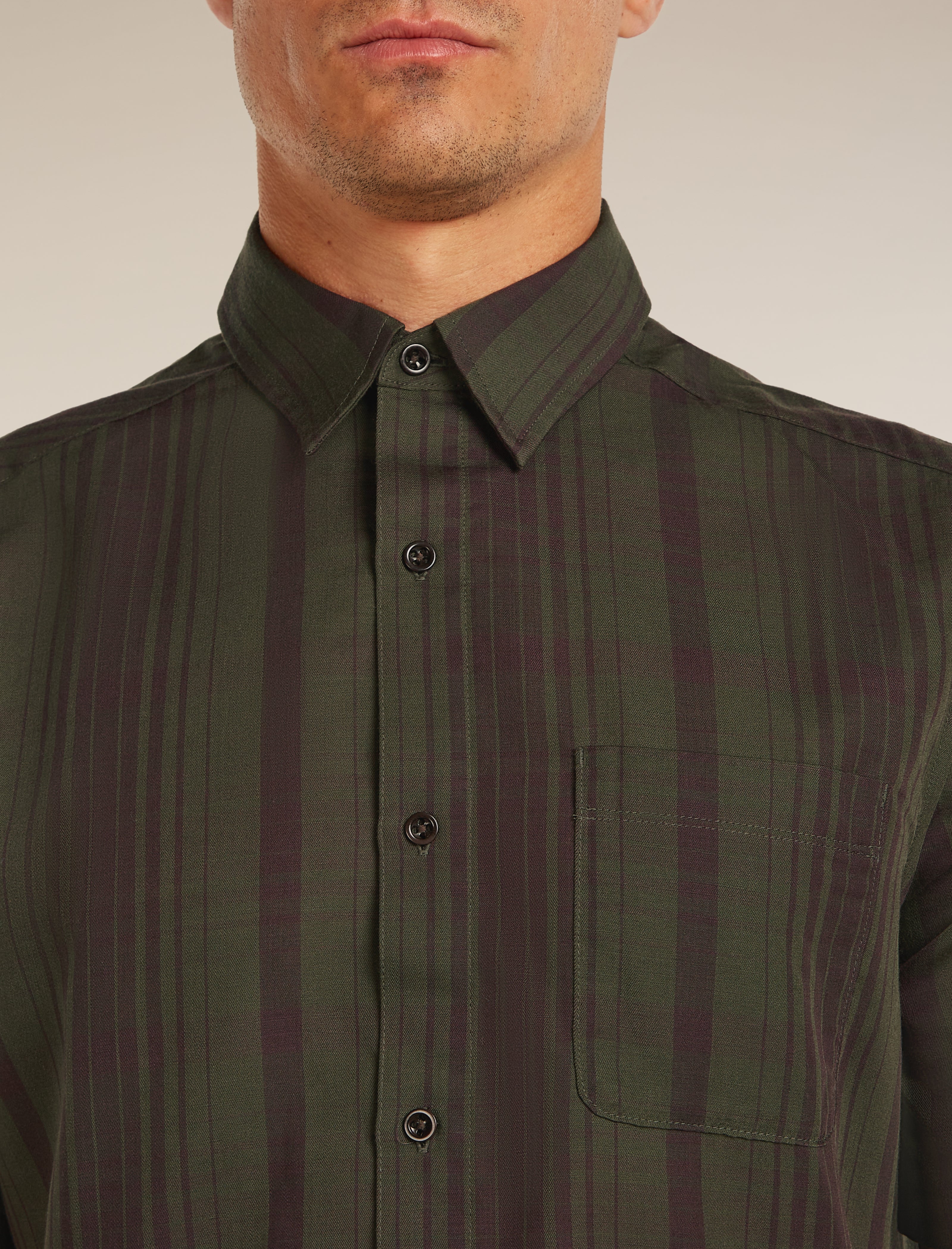 Men's Merino 125 Cool-Lite™ Steveston Short Sleeve Plaid Shirt - Image 5