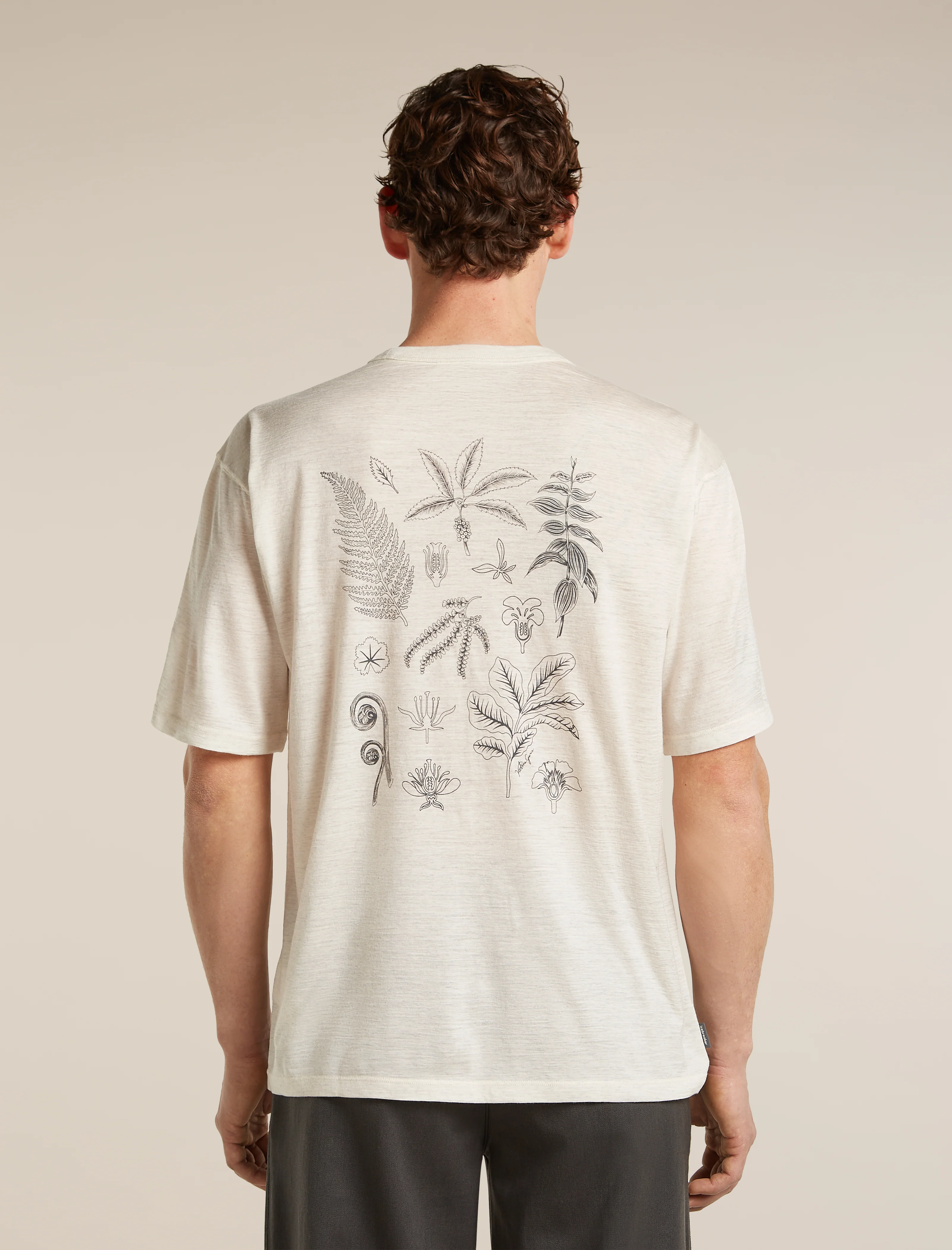 Men's Merino 150 Tech Lite Short Sleeve Relaxed Tee Fern Study - Image 2