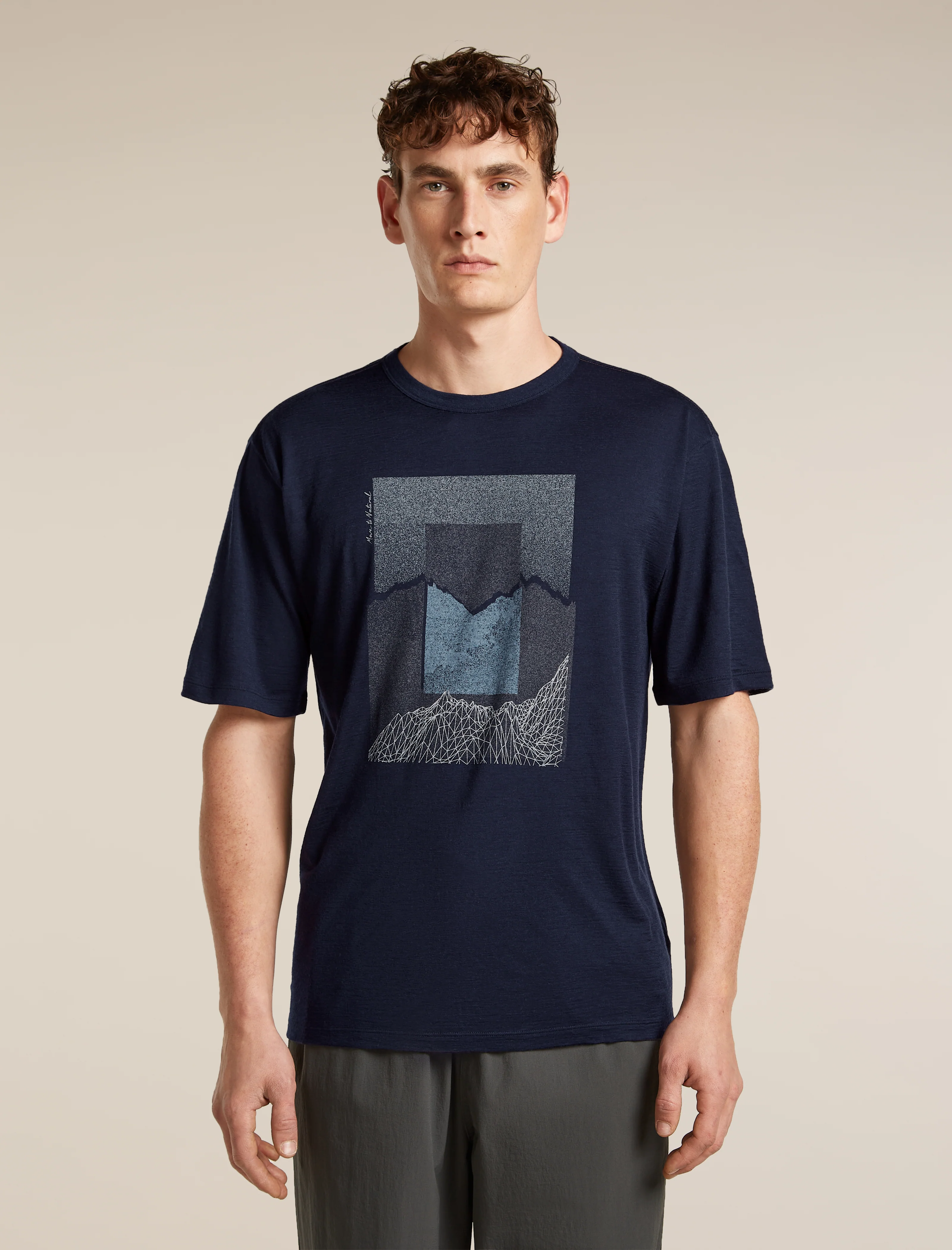 Men's Merino 150 Tech Lite Short Sleeve Relaxed Tee Mountain Shift