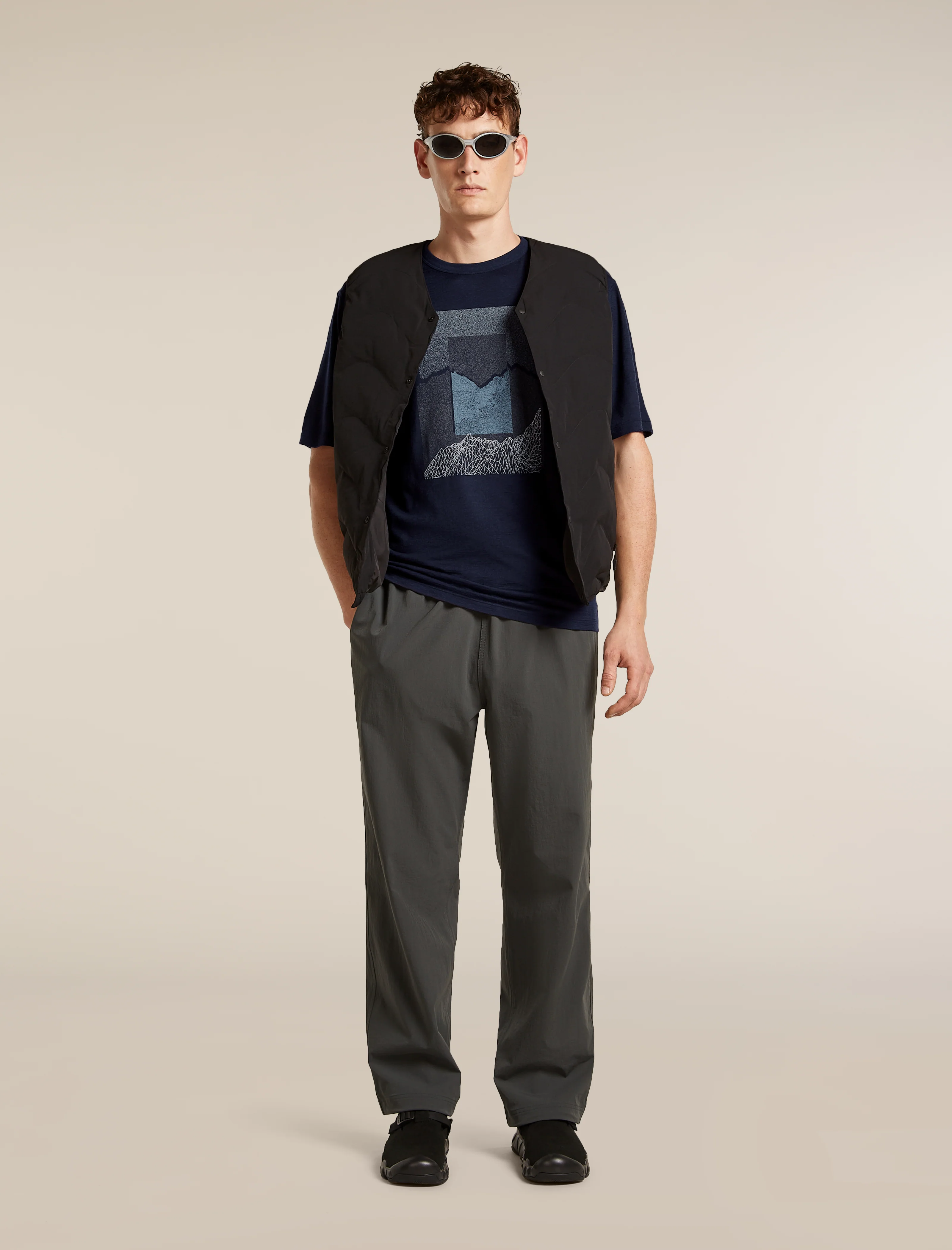 Men's Merino 150 Tech Lite Short Sleeve Relaxed Tee Mountain Shift - Image 4