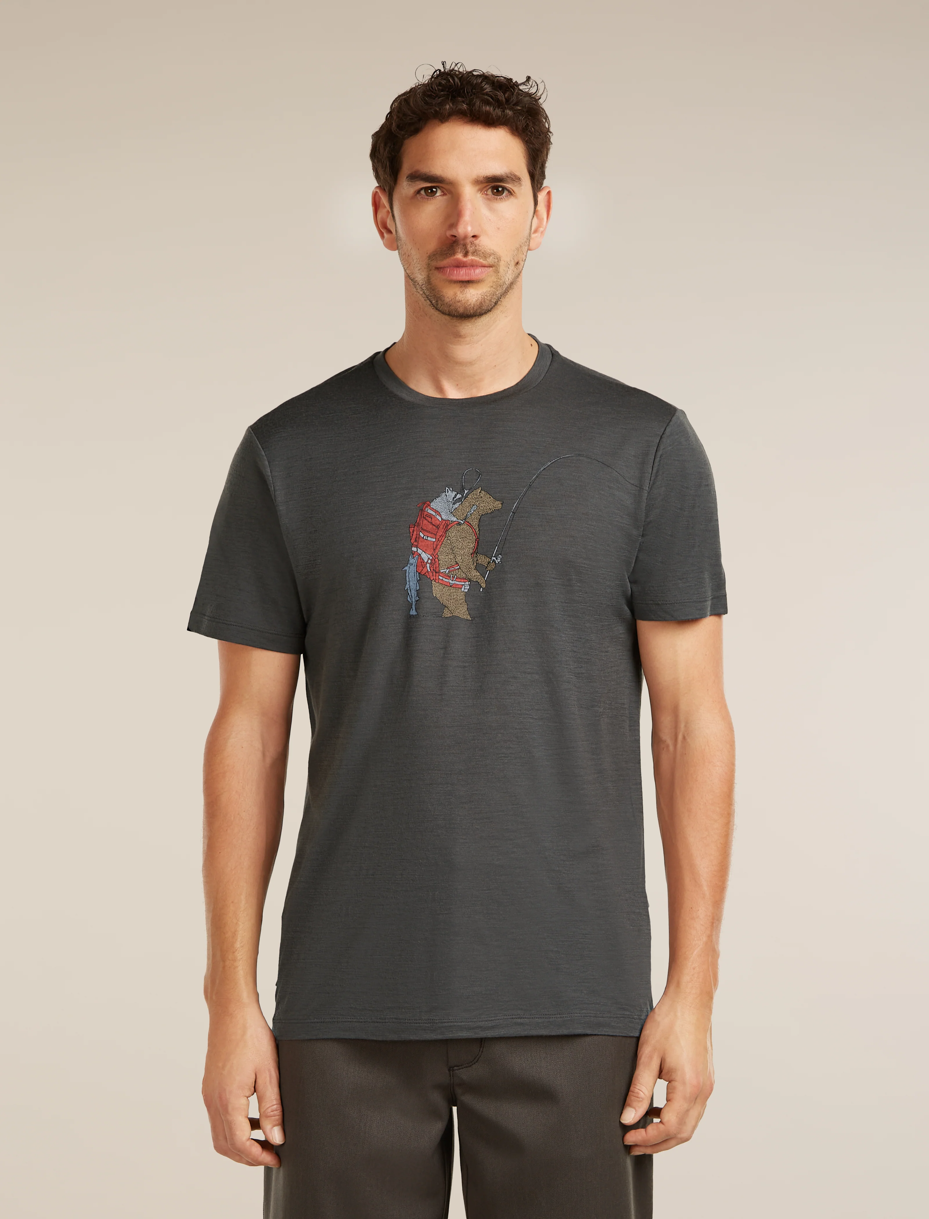Men's Merino 150 Tech Lite Short Sleeve Tee Bear Catch