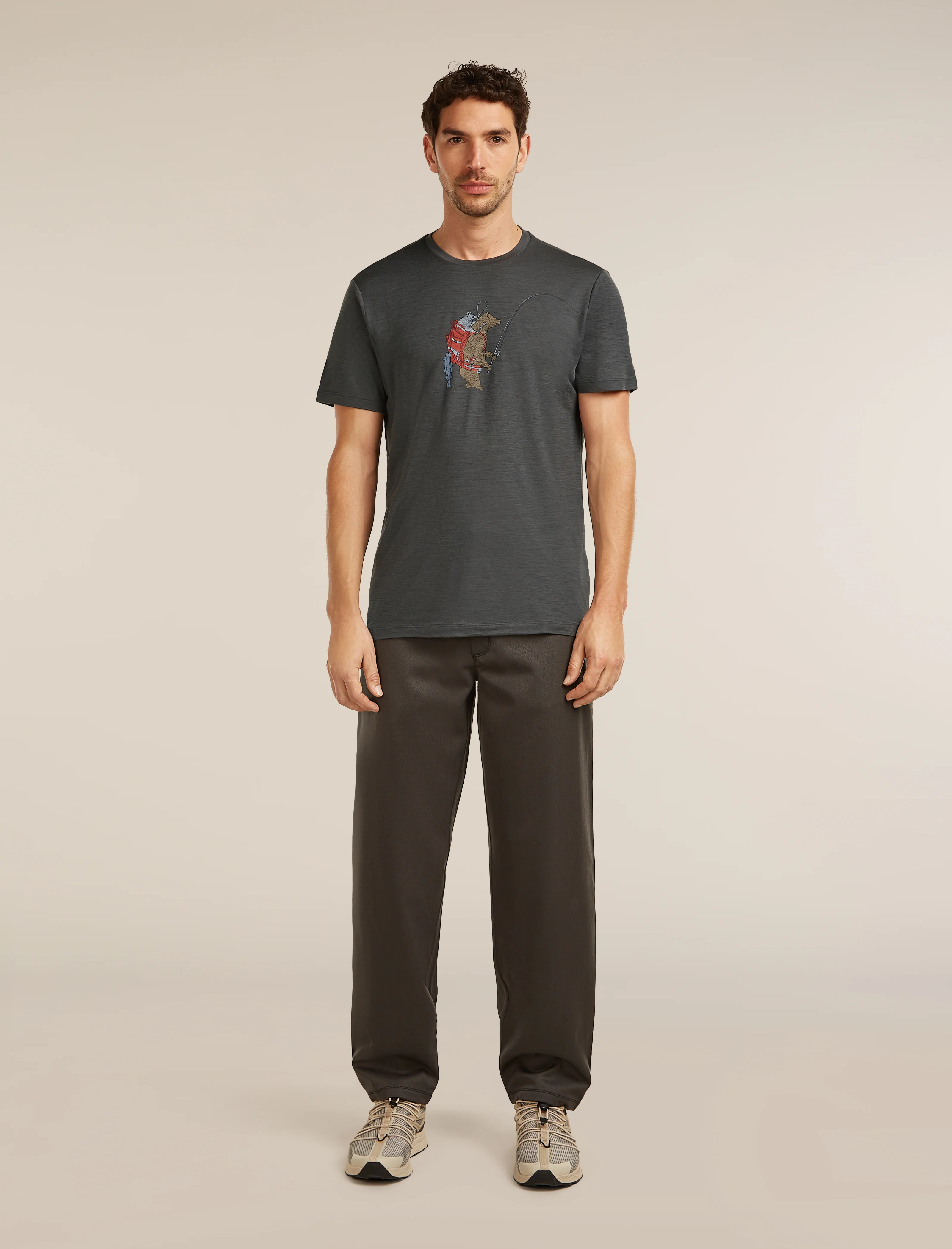 Men's Merino 150 Tech Lite Short Sleeve Tee Bear Catch - Image 3