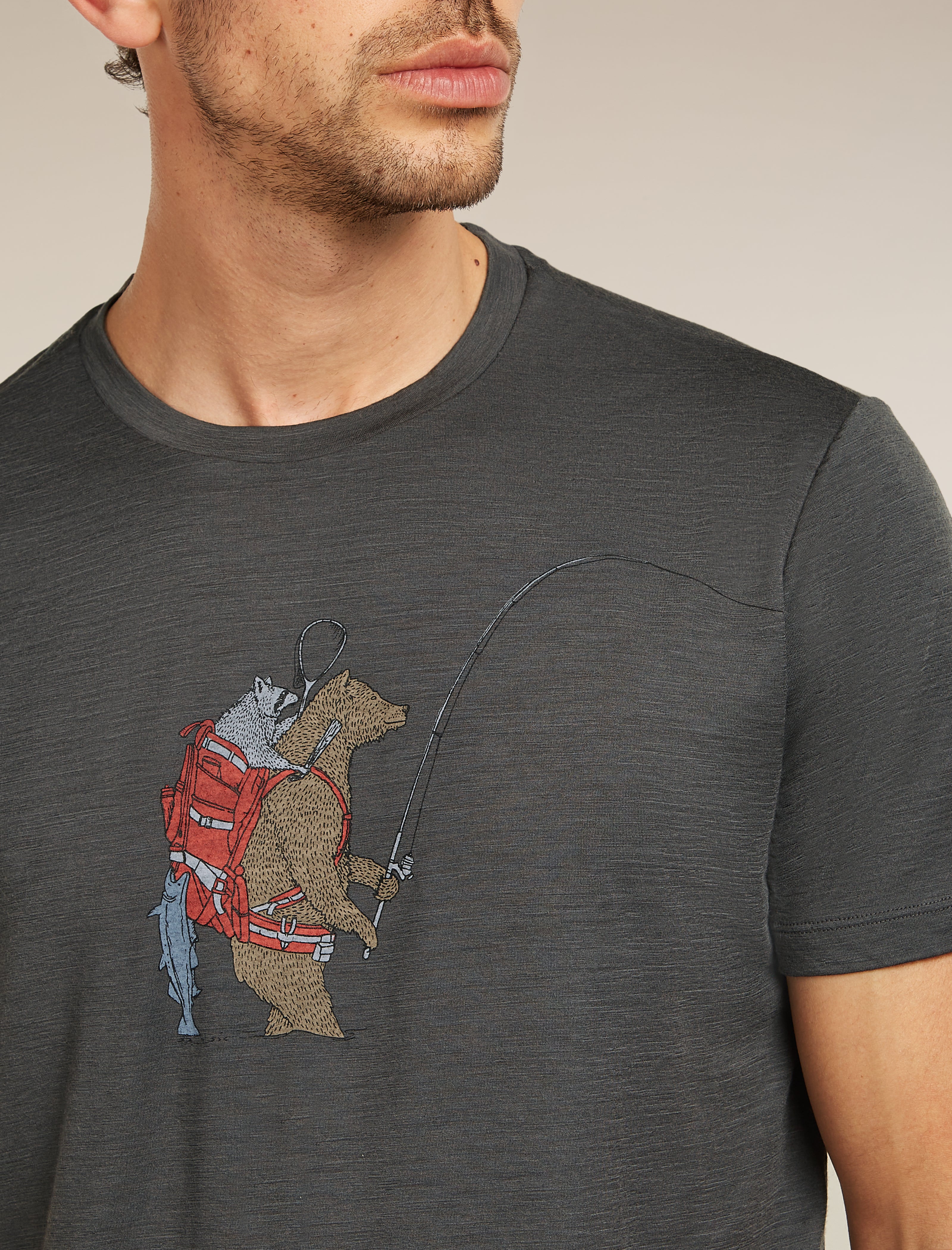 Men's Merino 150 Tech Lite Short Sleeve Tee Bear Catch - Image 5