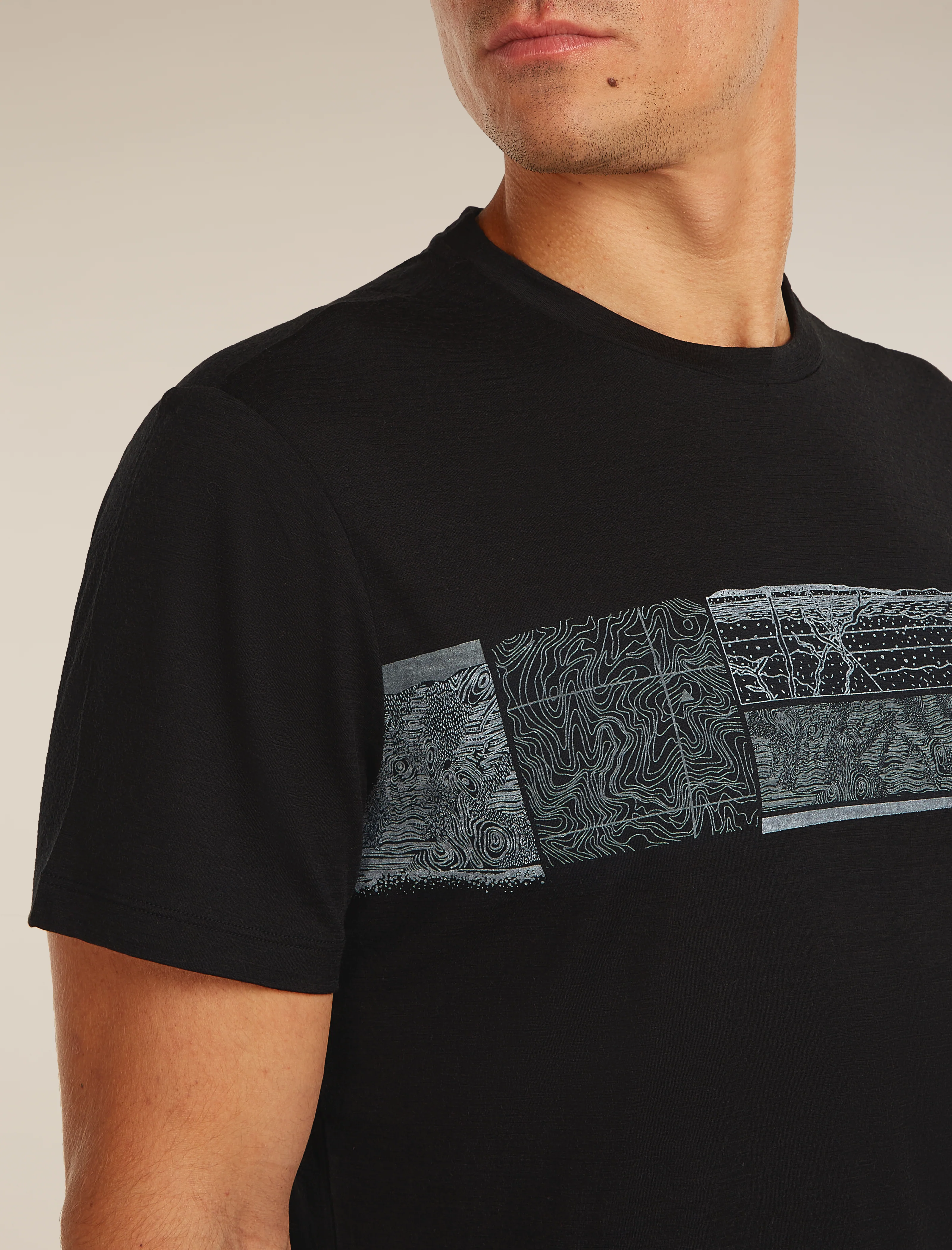 Men's Merino 150 Tech Lite Short Sleeve Tee Elevation Line - Image 5