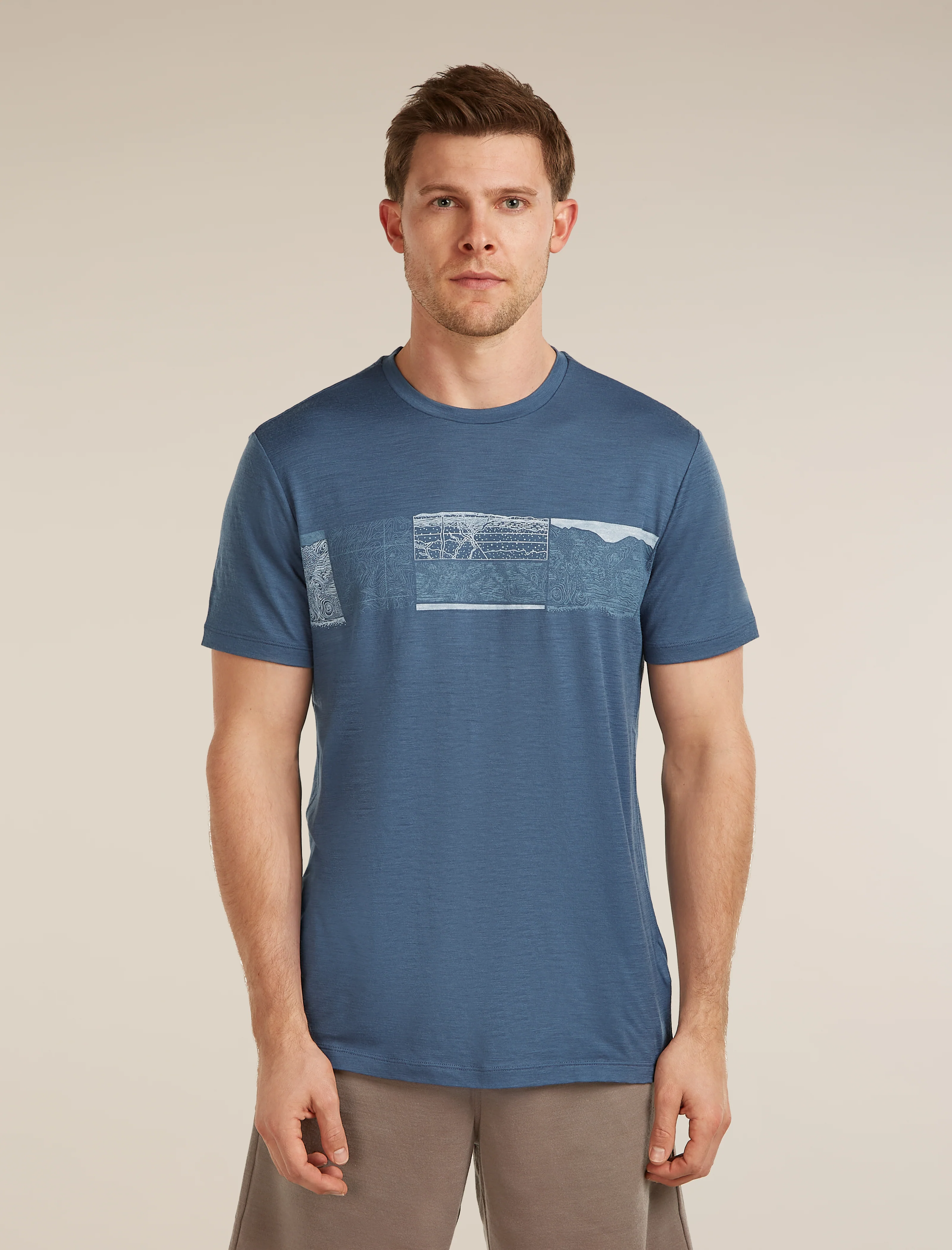 Men's Merino 150 Tech Lite Short Sleeve Tee Elevation Line
