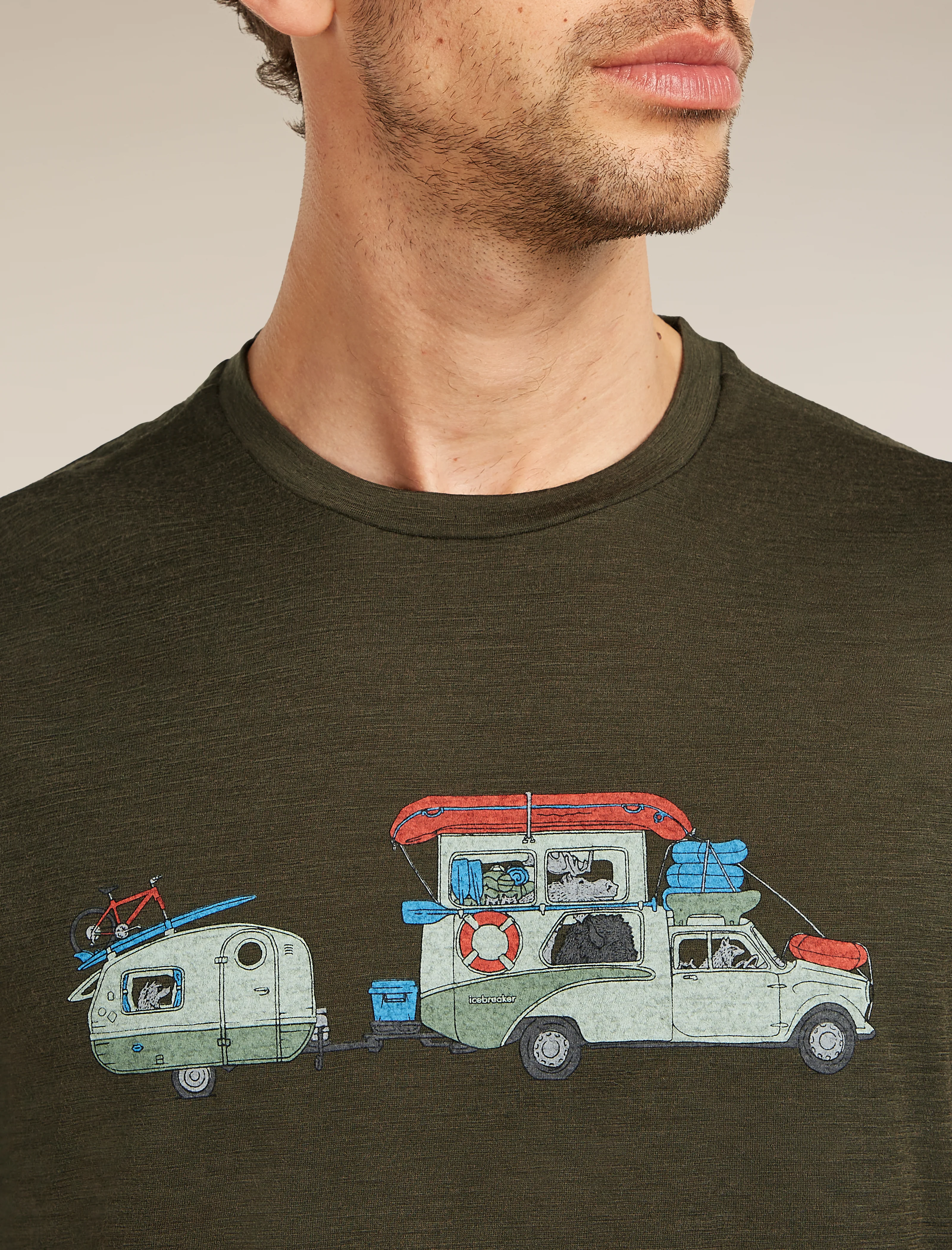 Men's Merino 150 Tech Lite Short Sleeve Tee Transportage - Image 6