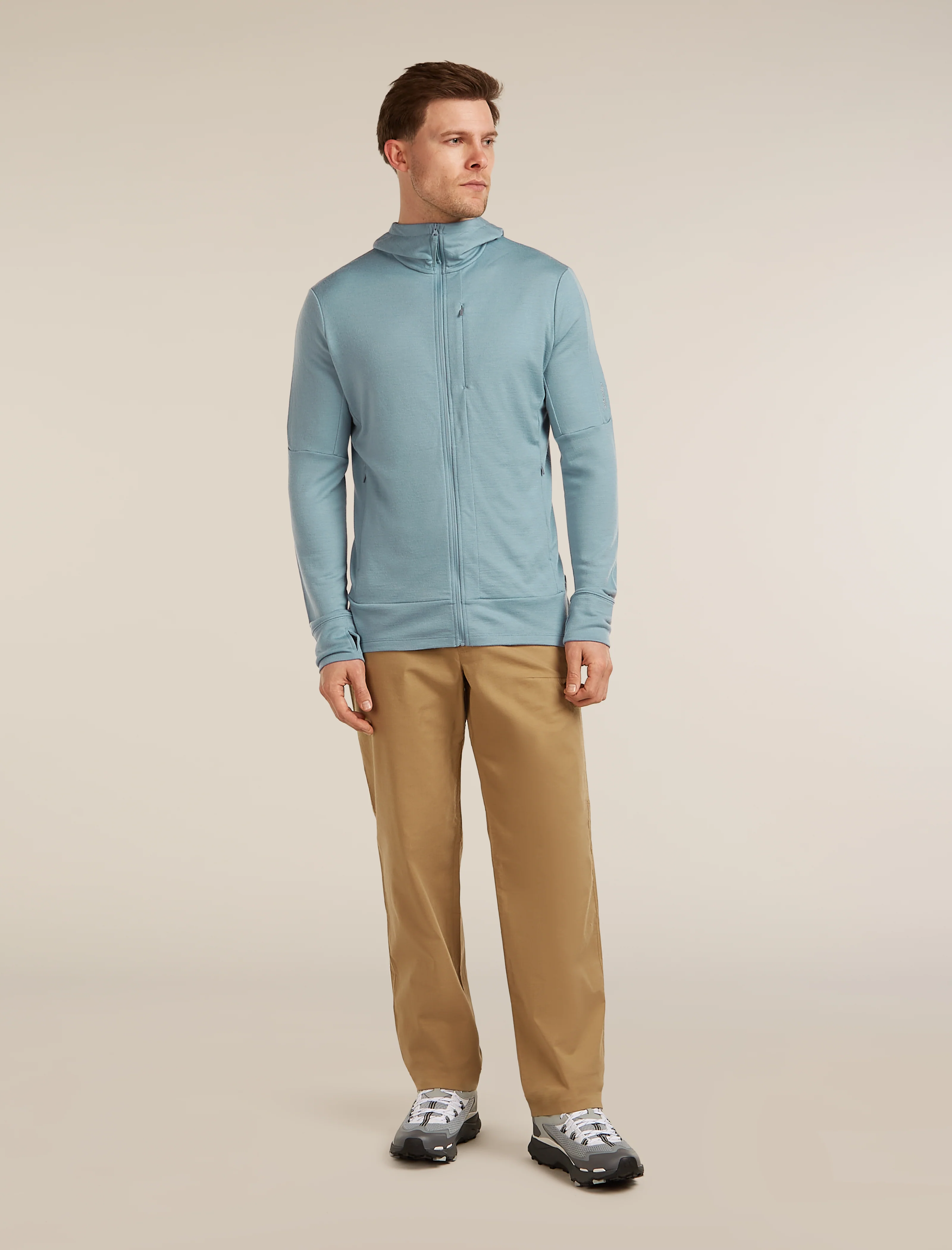 Men's Merino 260 Quantum Long Sleeve Zip Hoodie - Image 3