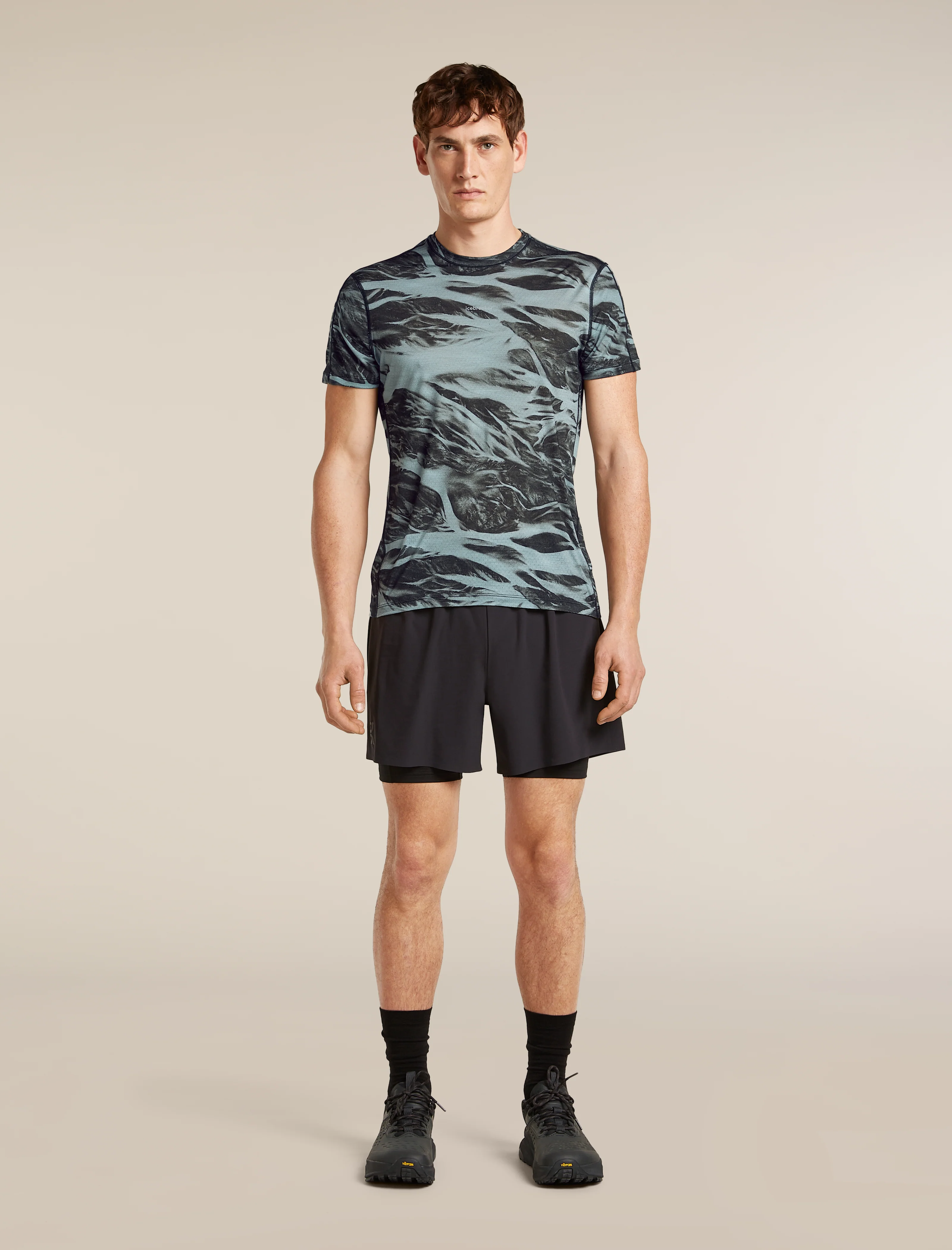 Men's Merino Blend 125 Cool-Lite™ Speed Short Sleeve Tee Motion AOP - Image 4