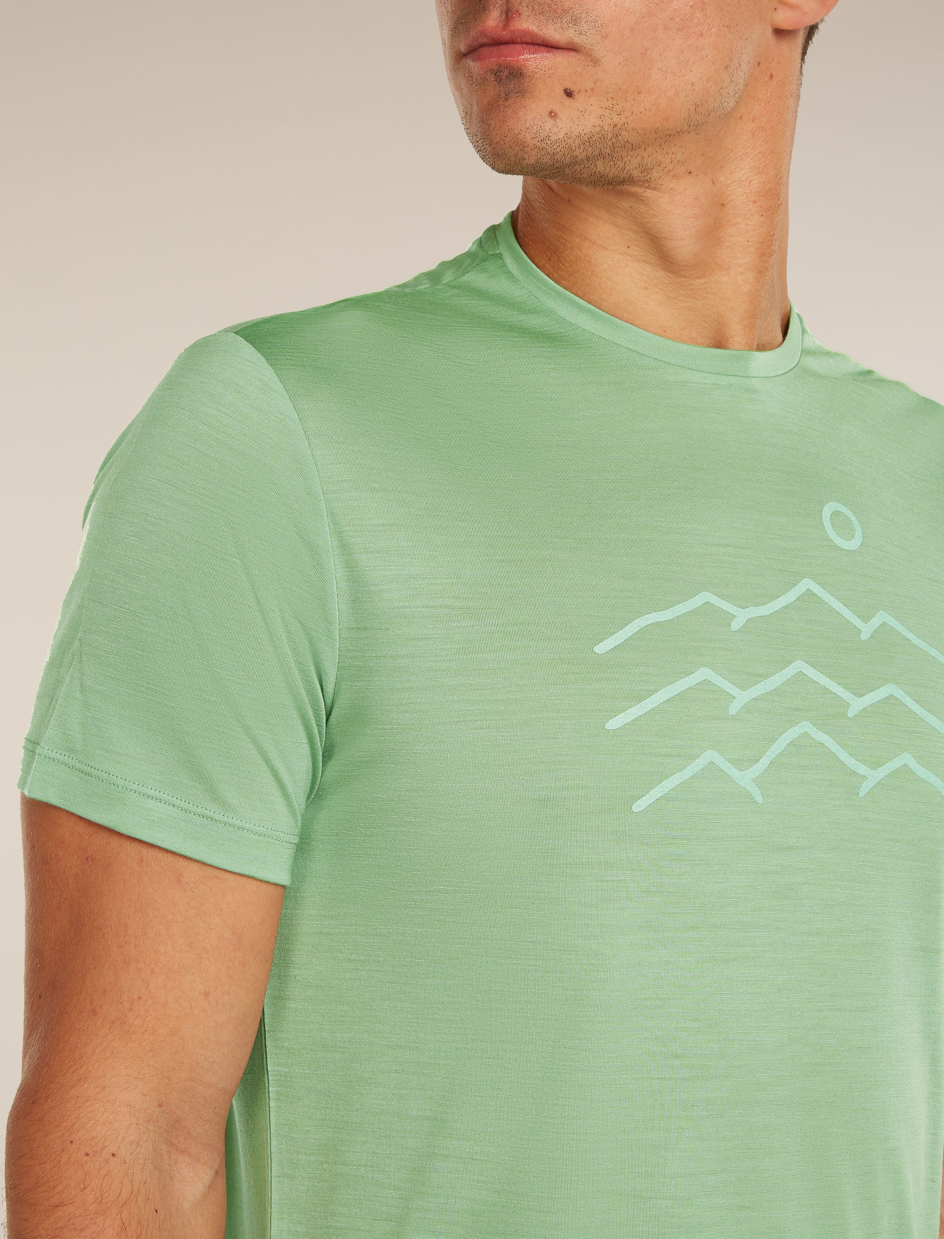 Men's Merino Blend 125 Cool-Lite™ Sphere Short Sleeve Tee Across the Peaks - Image 5