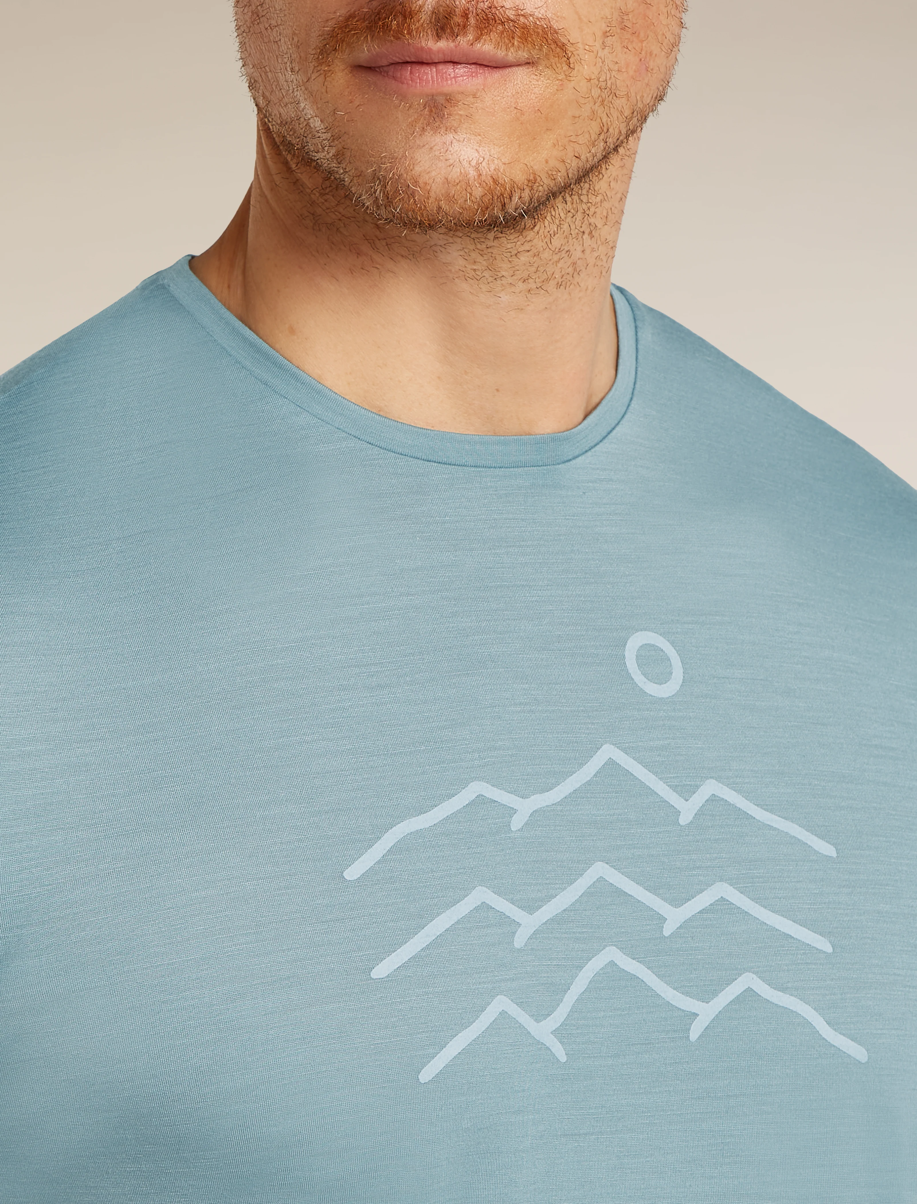 Men's Merino Blend 125 Cool-Lite™ Sphere Short Sleeve Tee Across The Peaks - Image 6