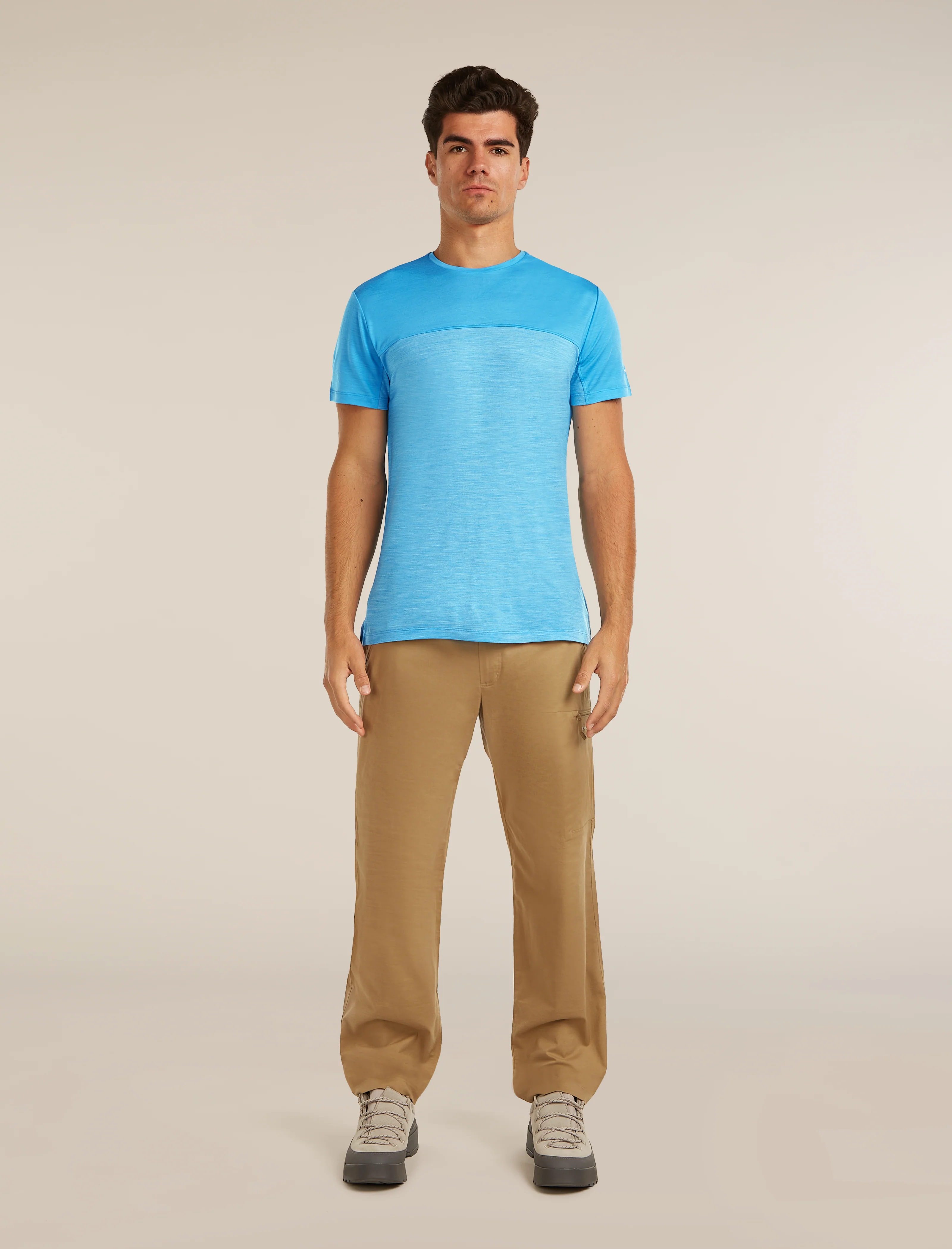 Men's Merino Blend 125 Cool-Lite™ Sphere Short Sleeve Tee Colour Block - Image 3