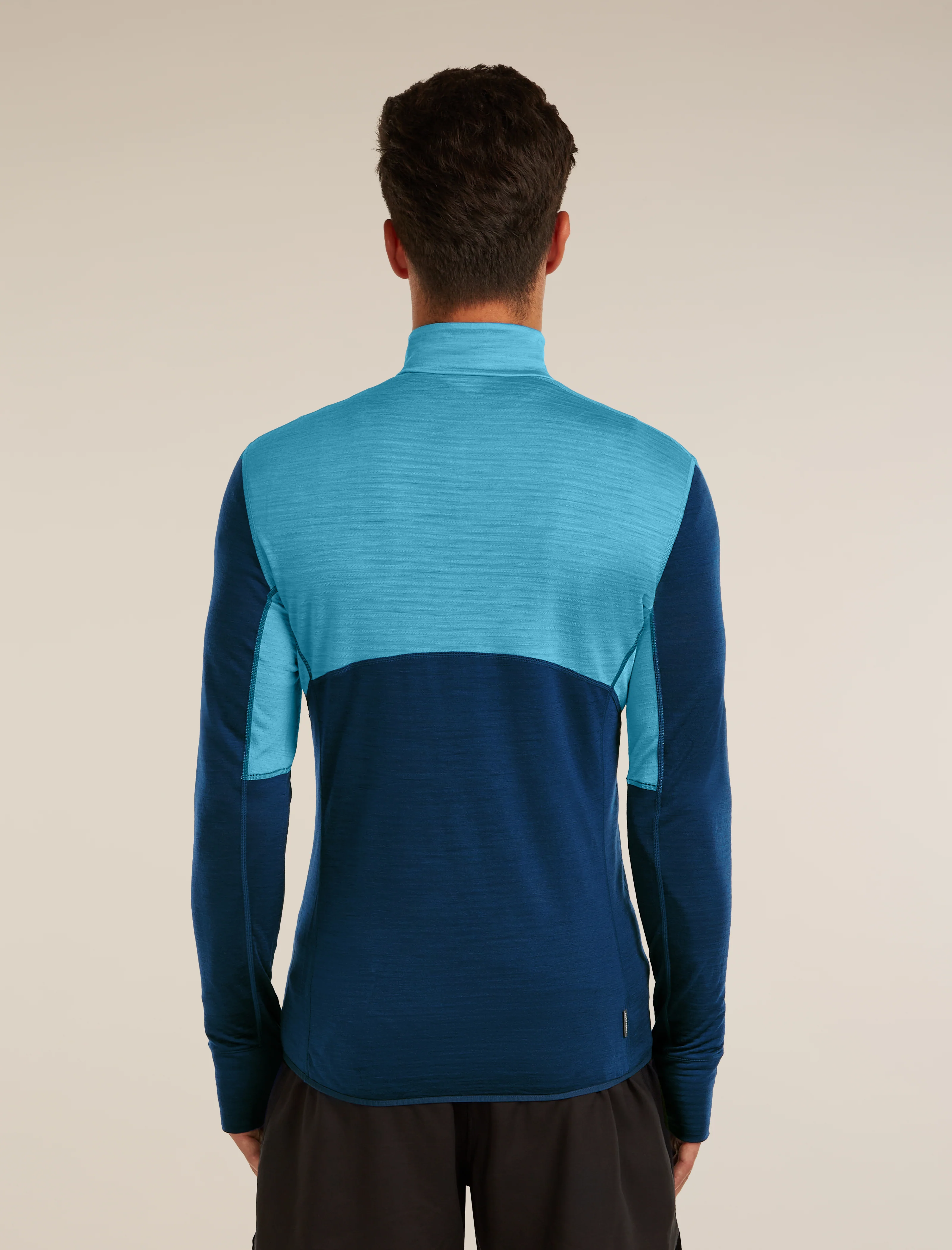 Men's Merino Blend 200 RealFleece™ Descender Long Sleeve Half Zip - Image 2