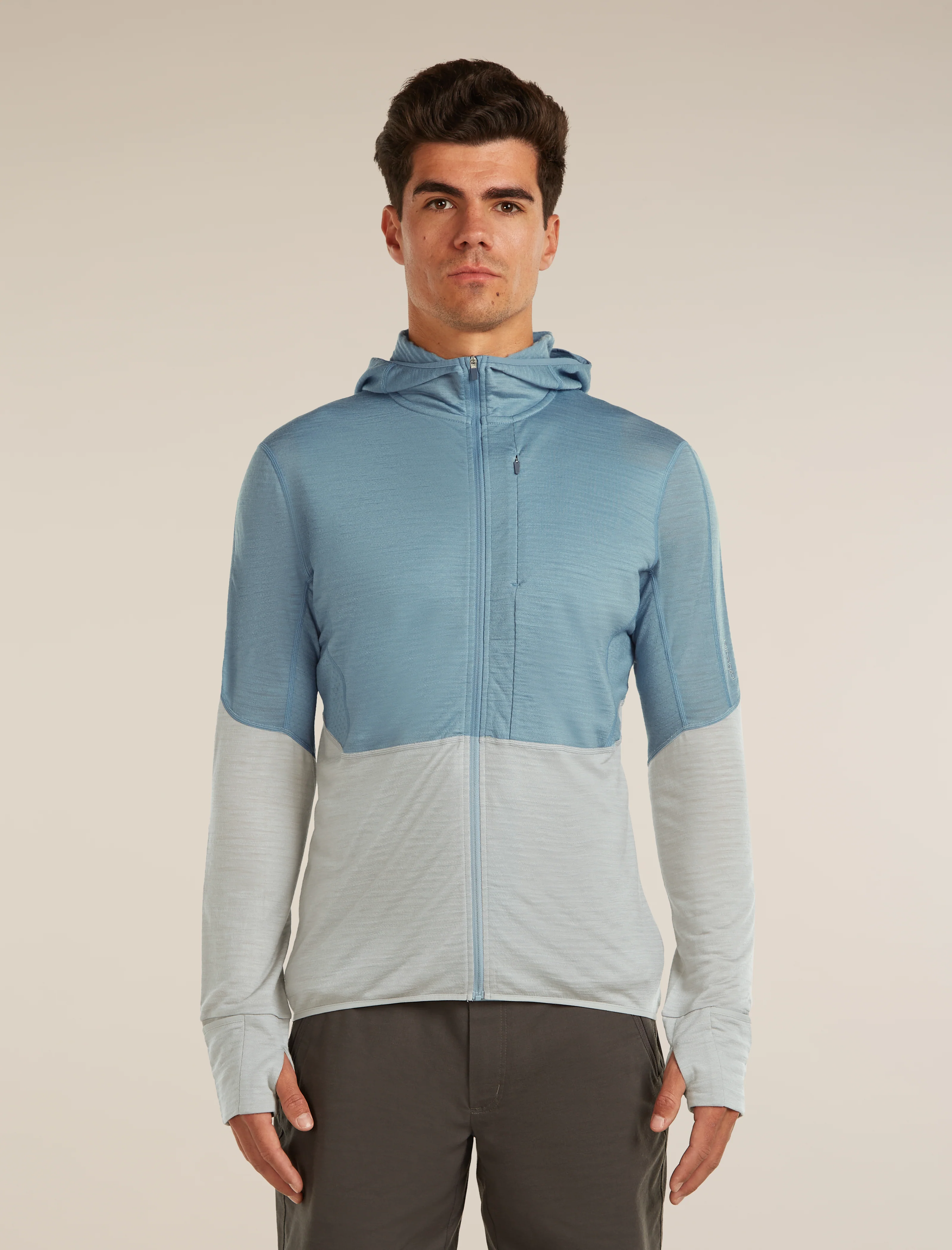 Men's Merino Blend 200 RealFleece™ Descender Long Sleeve Zip Hoodie