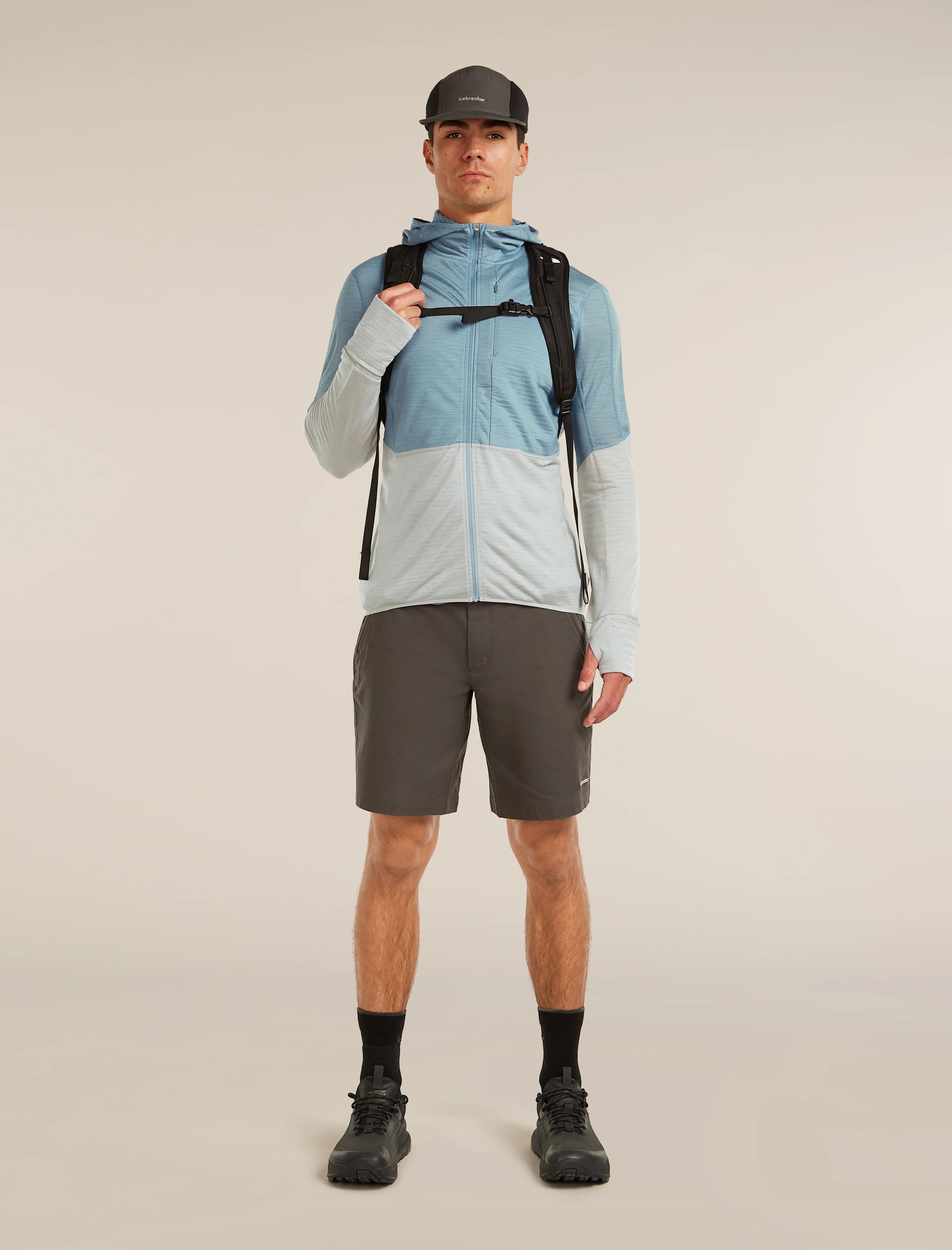 Men's Merino Blend 200 RealFleece™ Descender Long Sleeve Zip Hoodie - Image 12