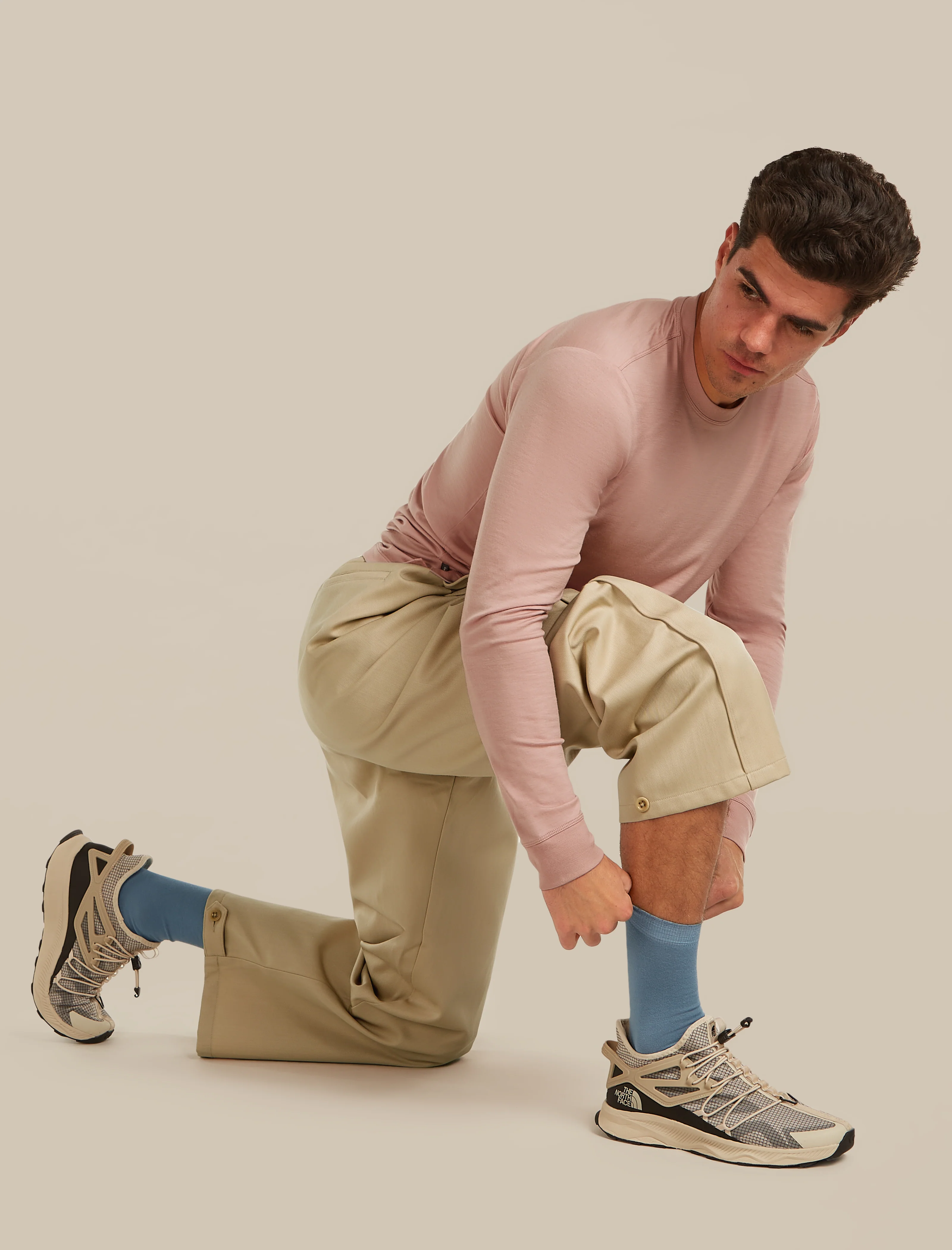 Men's Merino Lifestyle Fine Gauge Crew Socks - Image 4