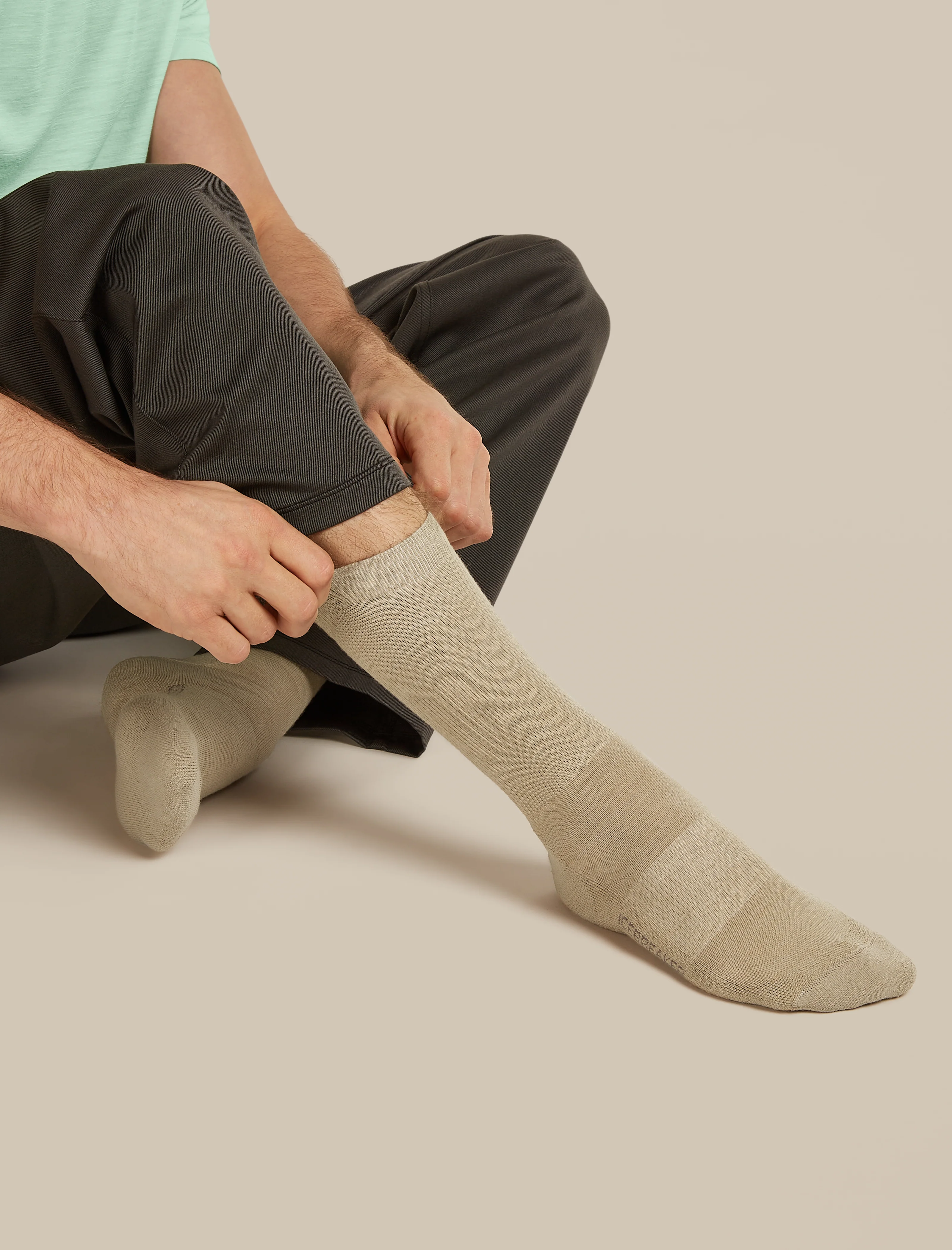 Men's Merino Lifestyle Light Crew Socks - Image 5