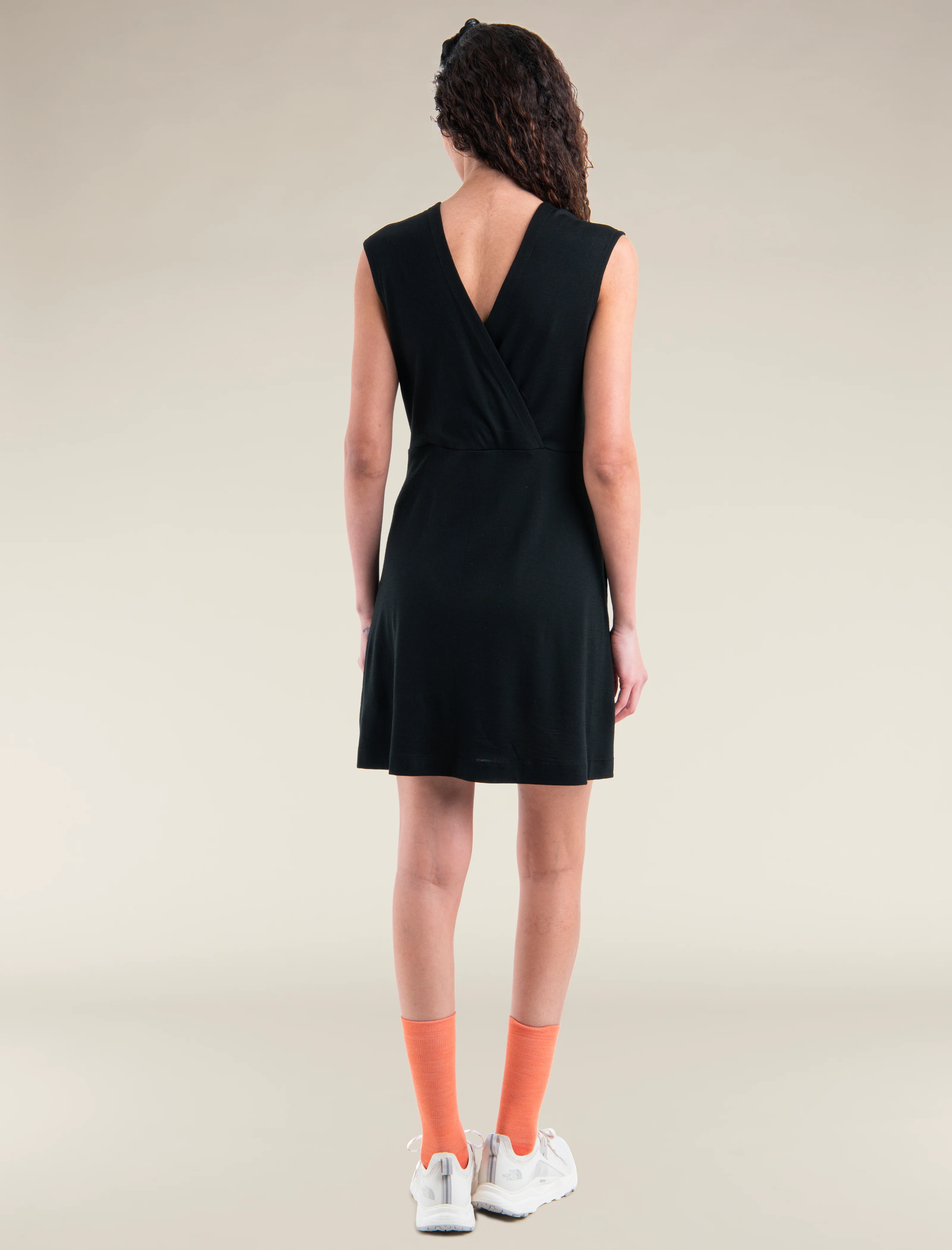 Women's Merino 200 Granary Sleeveless V Neck Dress - Image 2