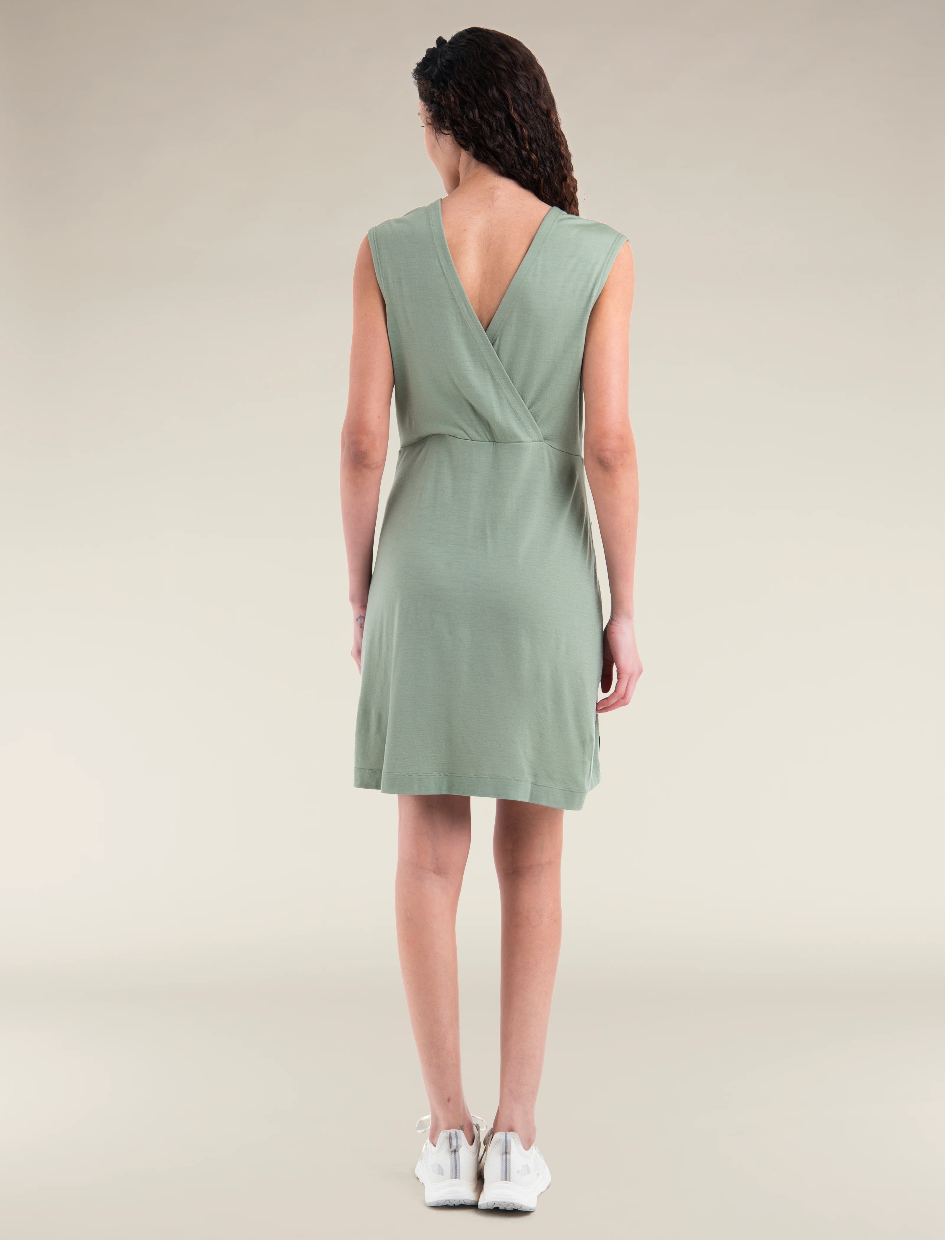 Women's Merino 200 Granary Sleeveless V Neck Dress - Image 2