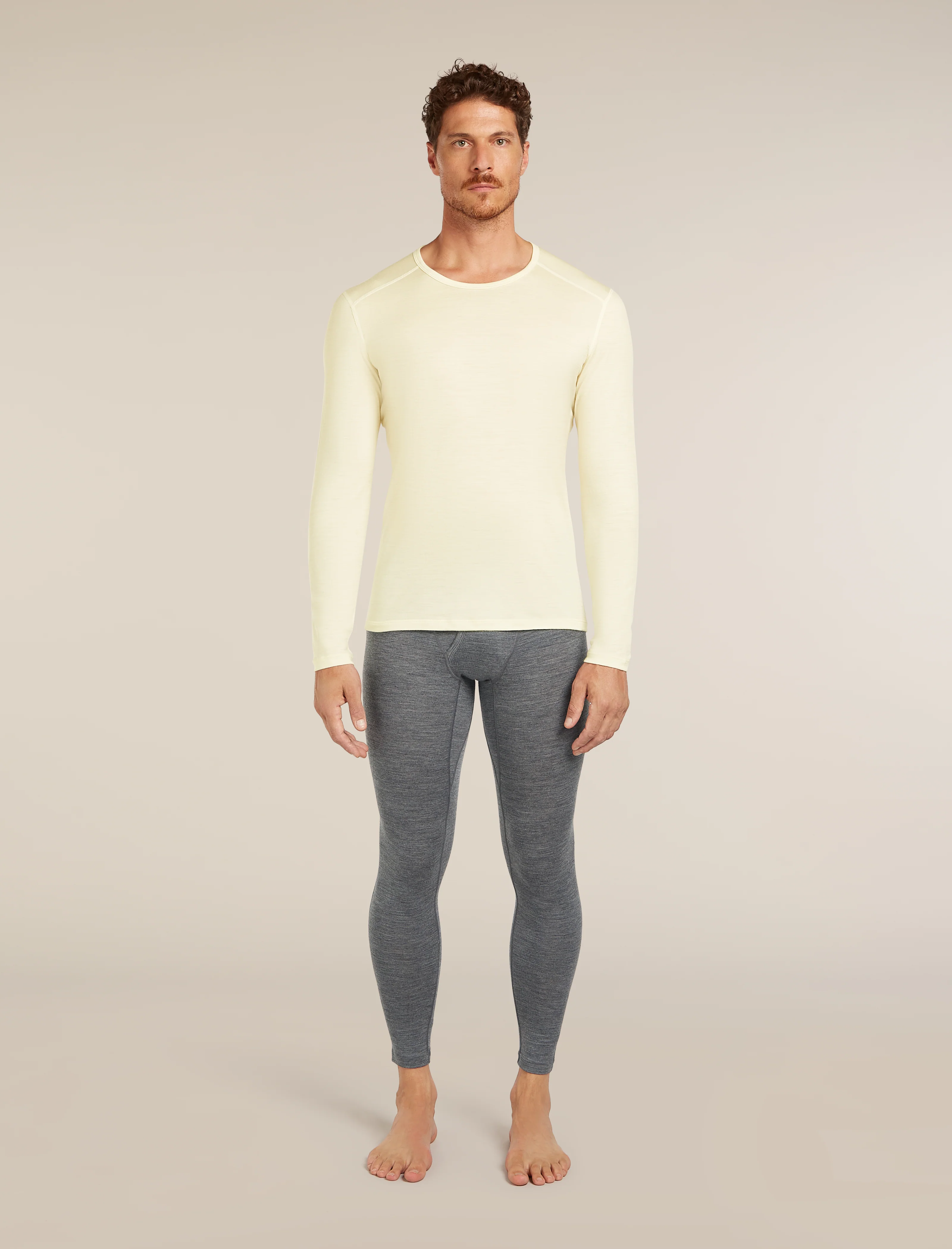 Men's Merino 200 Oasis Long Sleeve Crewe Thermal Top - Image 3