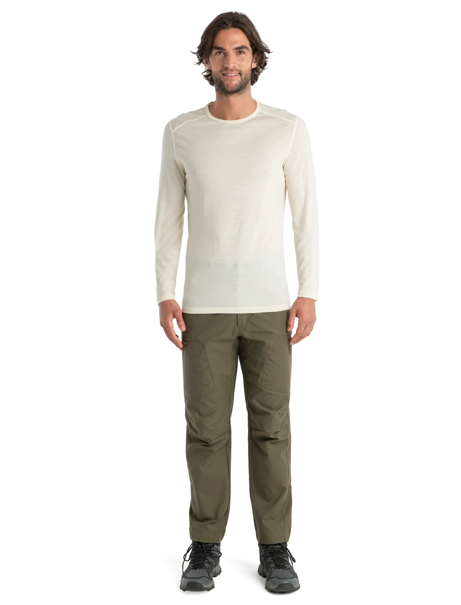 Men's Merino 200 Oasis Long Sleeve Crewe Thermal Top - Image 6