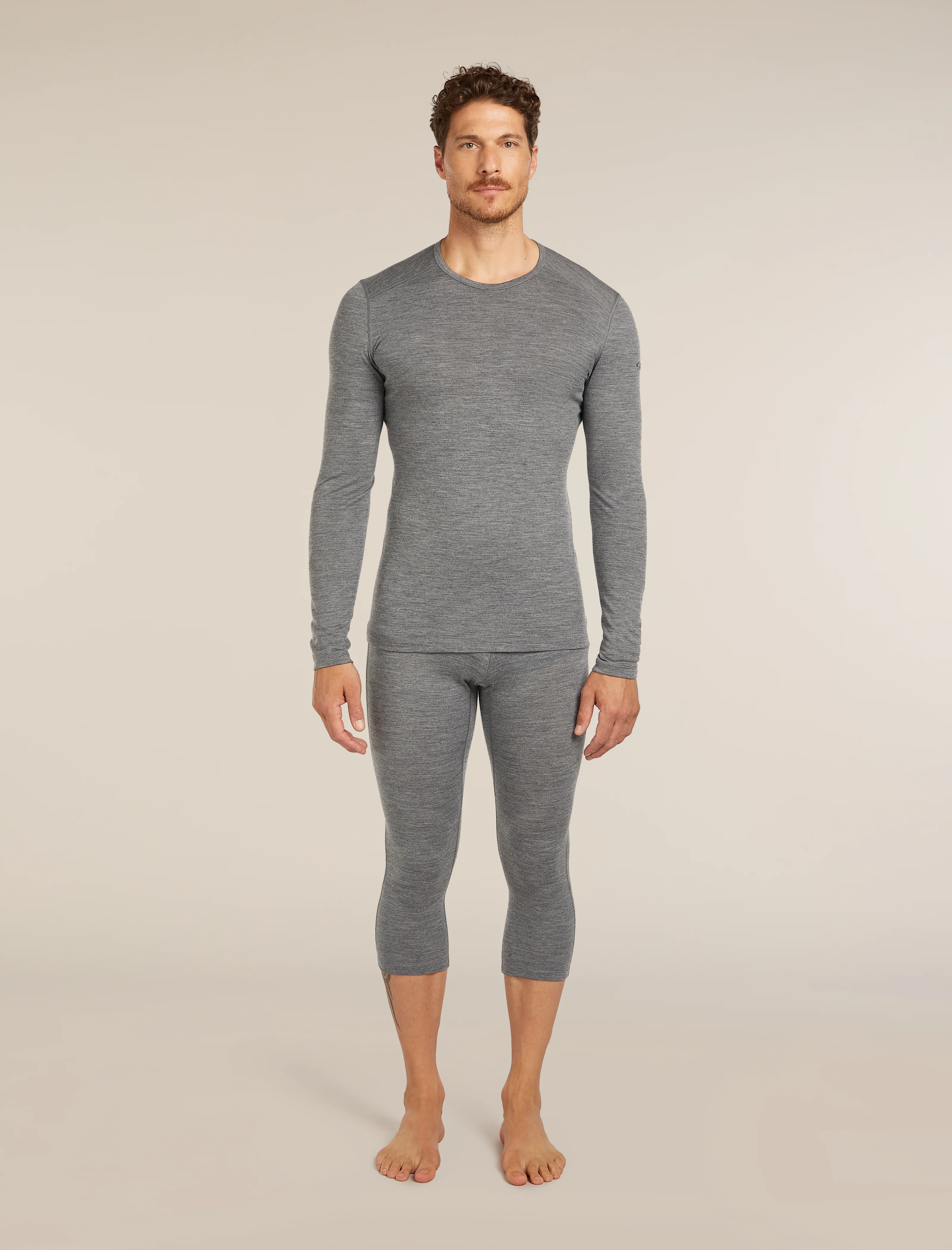 Men's Merino 200 Oasis Long Sleeve Crewe Thermal Top - Image 3