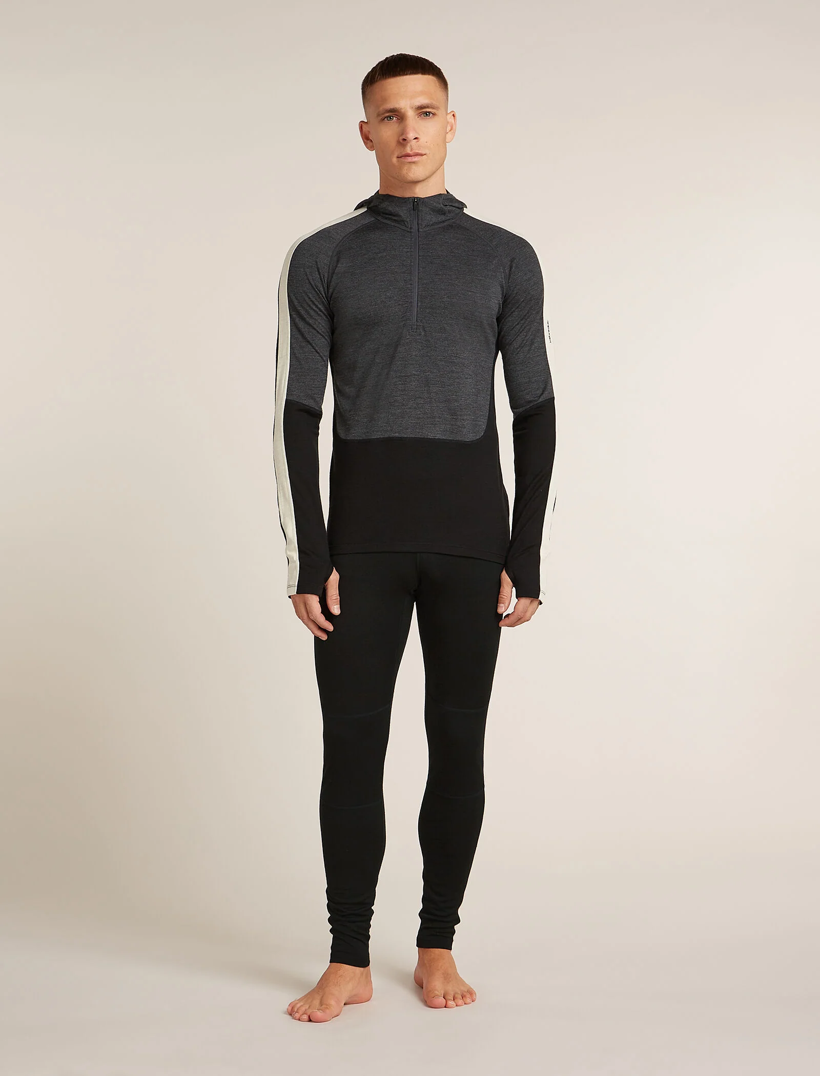 Men's Merino 200 Oasis+ Long Sleeve Half Zip Thermal Hoodie - Image 3