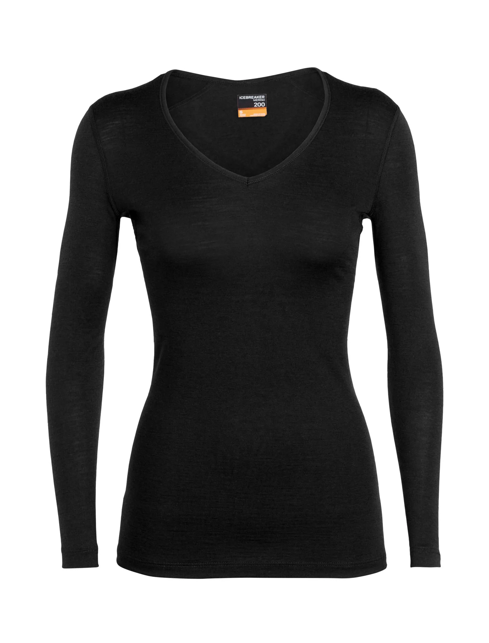 Women's Merino 200 Oasis Long Sleeve V Neck Thermal Top - Image 7