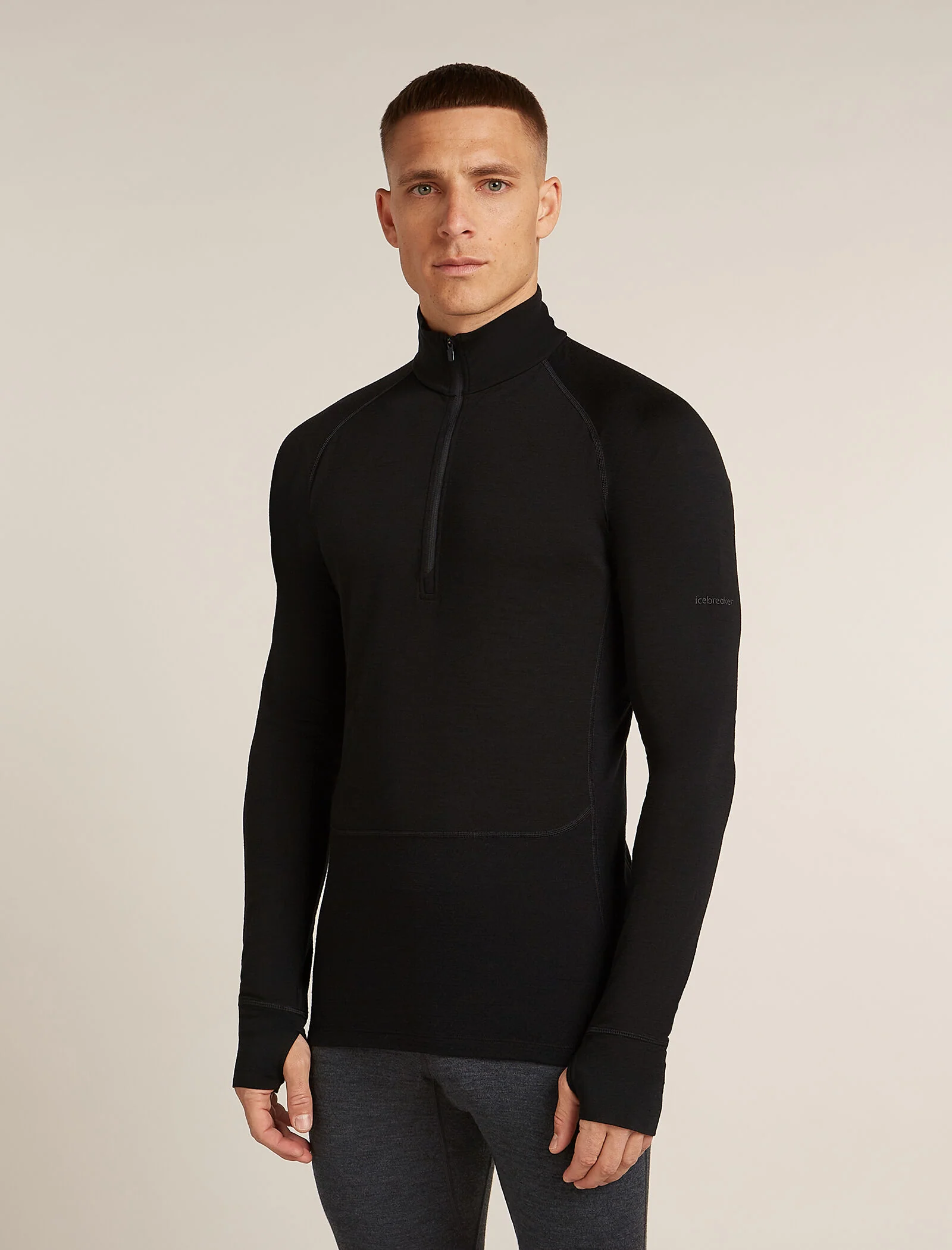 Men's Merino 200 ZoneKnit™ Long Sleeve Half Zip Thermal Top