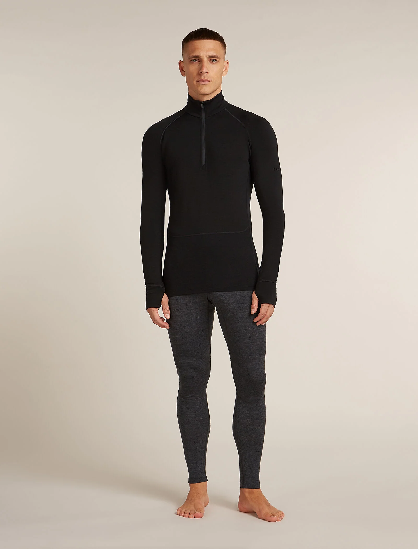 Men's Merino 200 ZoneKnit™ Long Sleeve Half Zip Thermal Top - Image 3