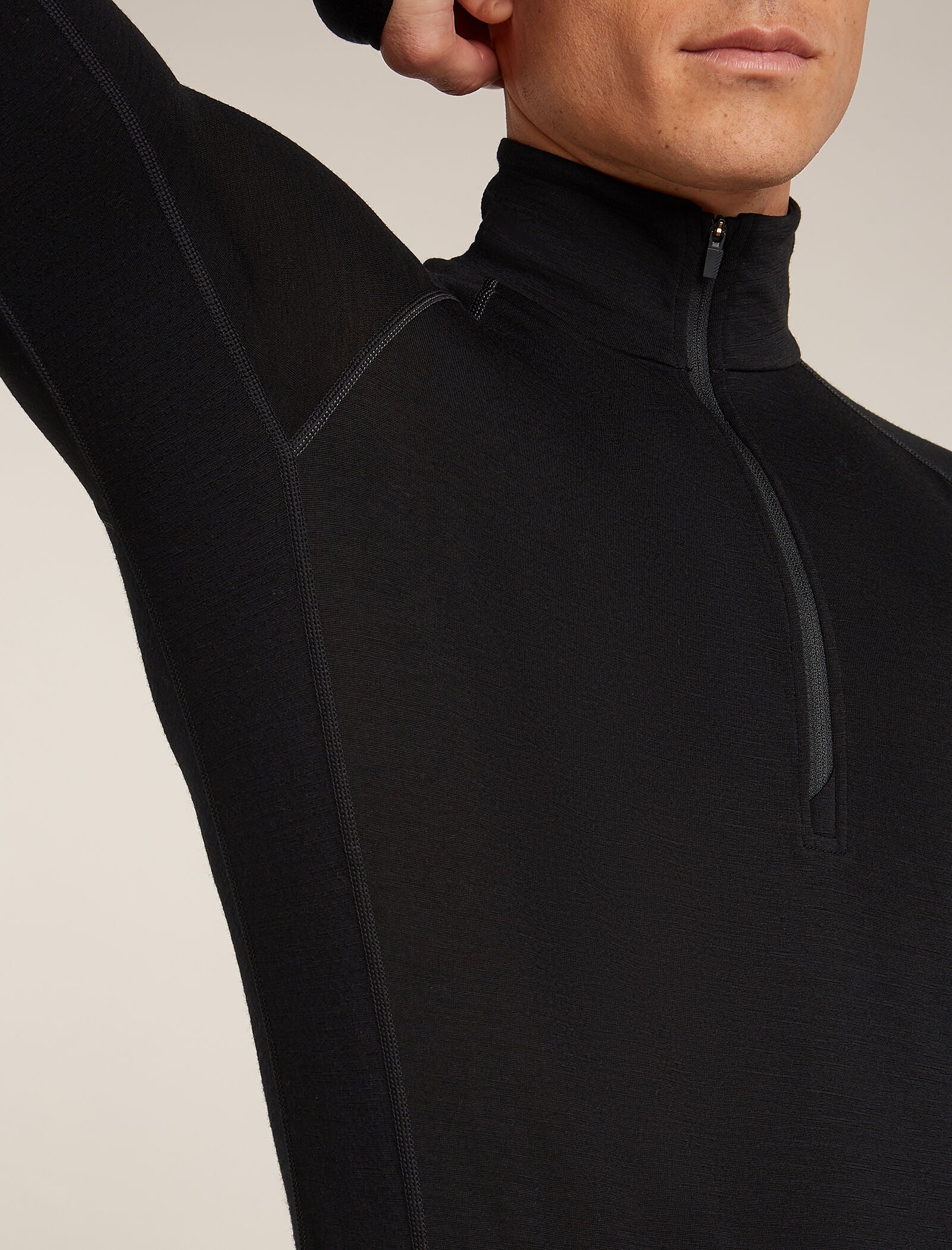 Men's Merino 200 ZoneKnit™ Long Sleeve Half Zip Thermal Top - Image 8