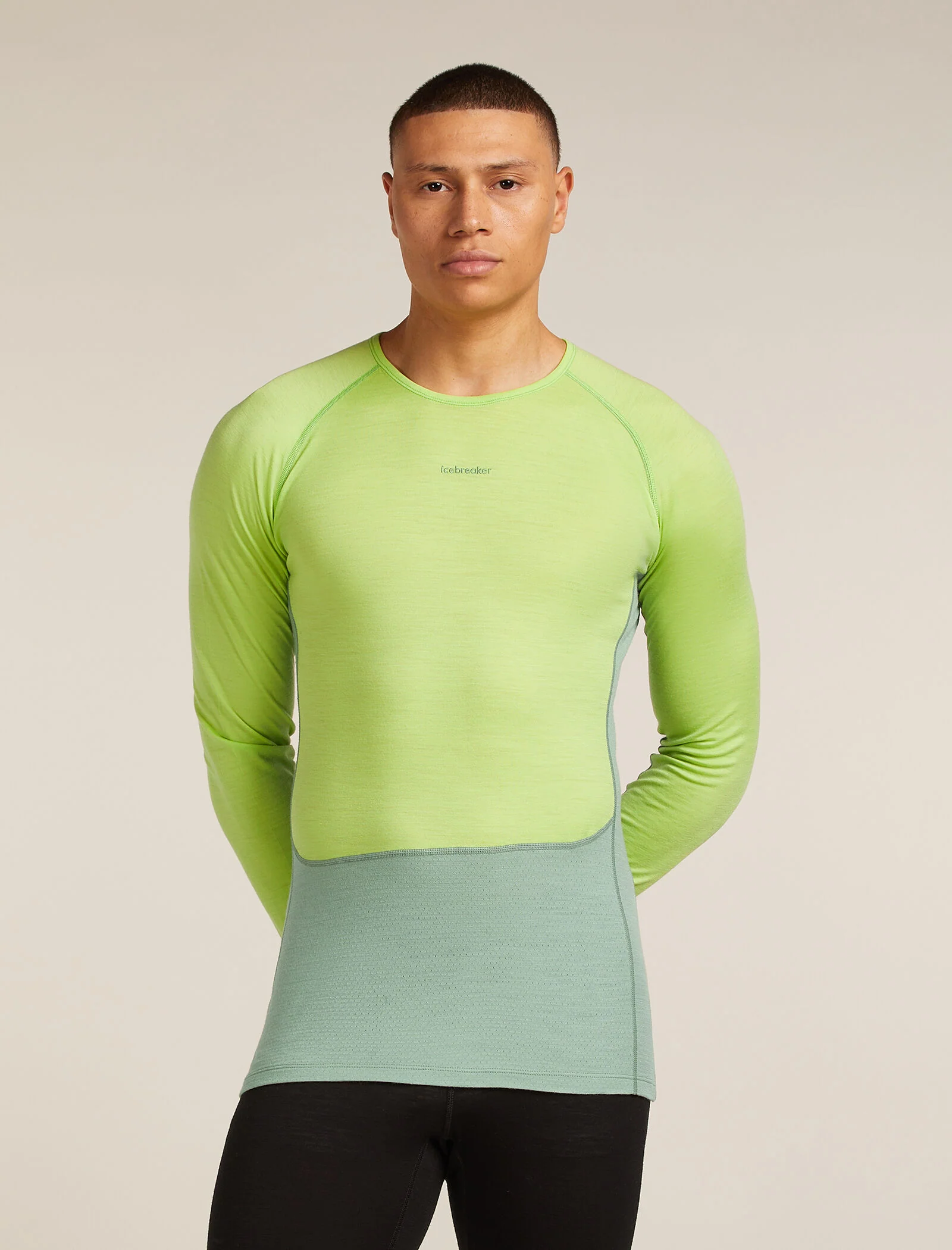 Men's Merino 200 ZoneKnit™ Long Sleeve Crewe Thermal Top