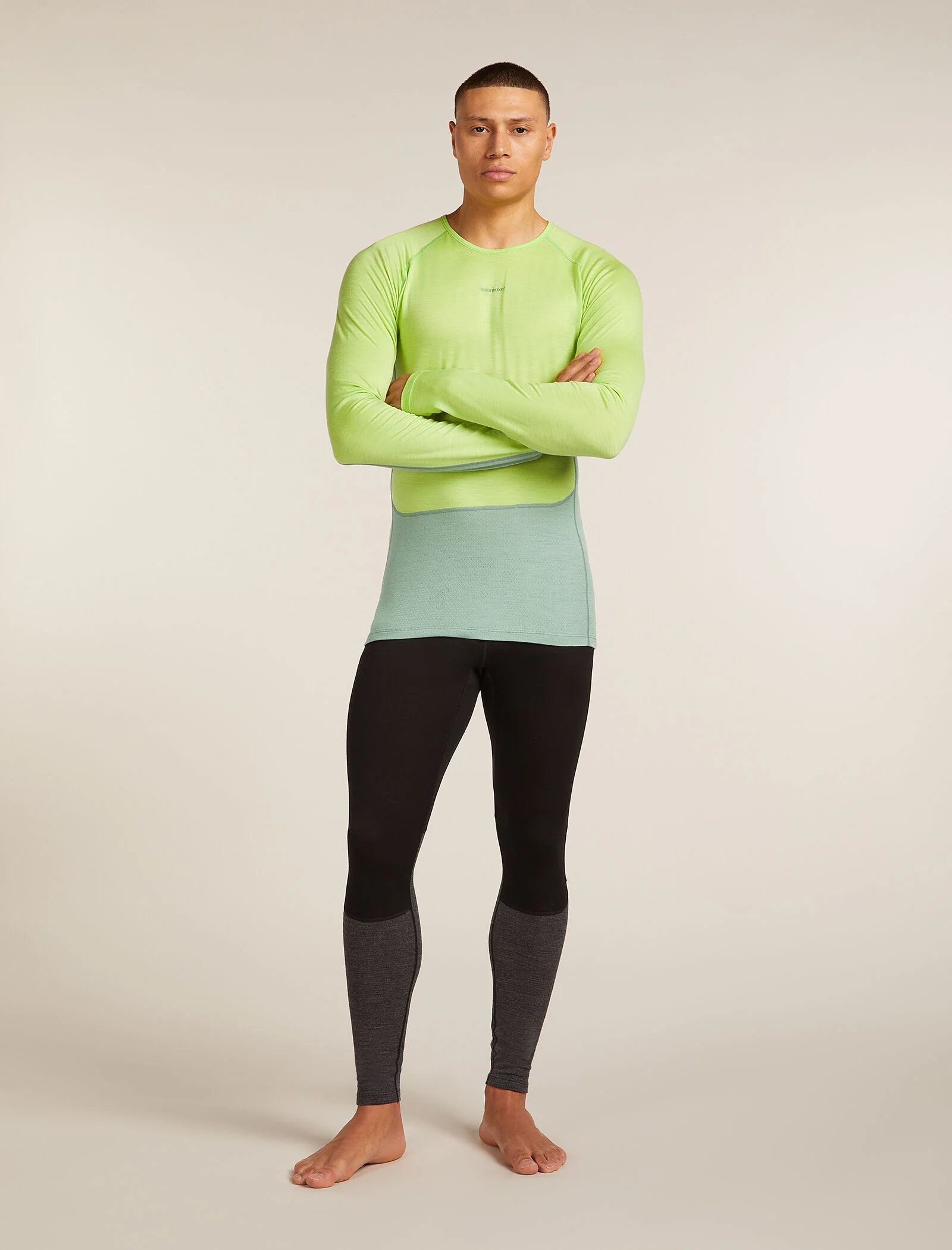 Men's Merino 200 ZoneKnit™ Long Sleeve Crewe Thermal Top - Image 3