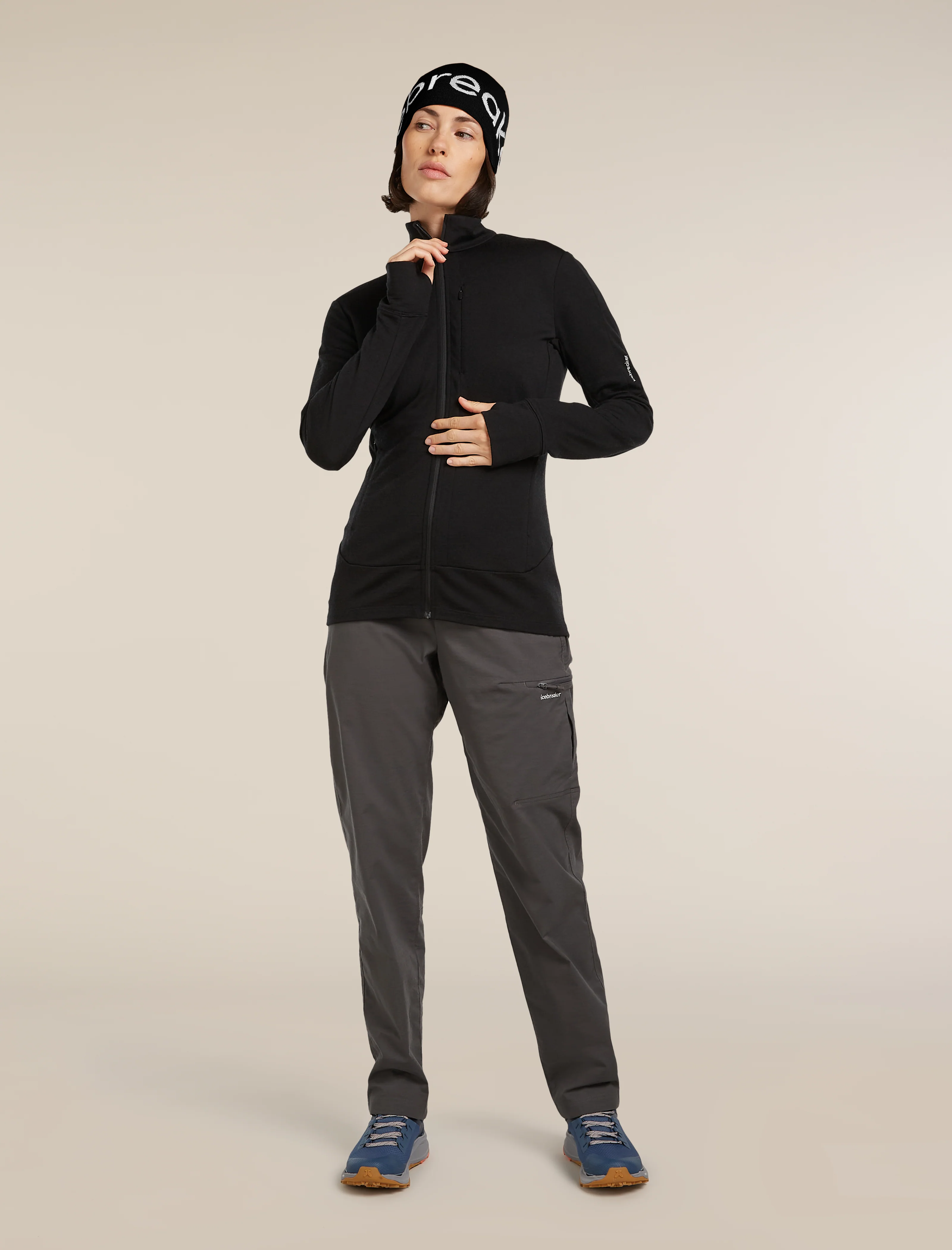 Women's Merino 260 Quantum Long Sleeve Zip Jacket - Image 4