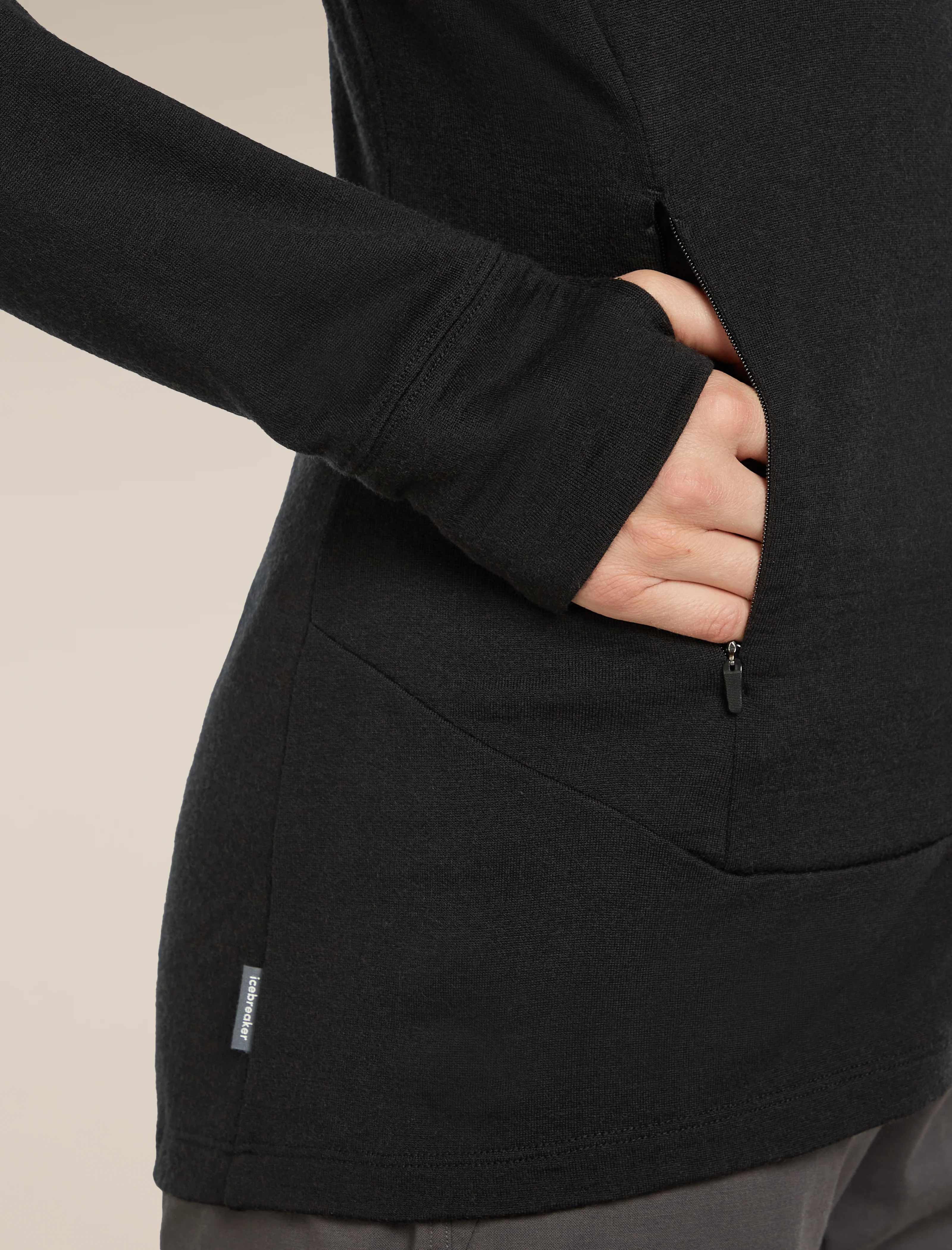 Women's Merino 260 Quantum Long Sleeve Zip Jacket - Image 7