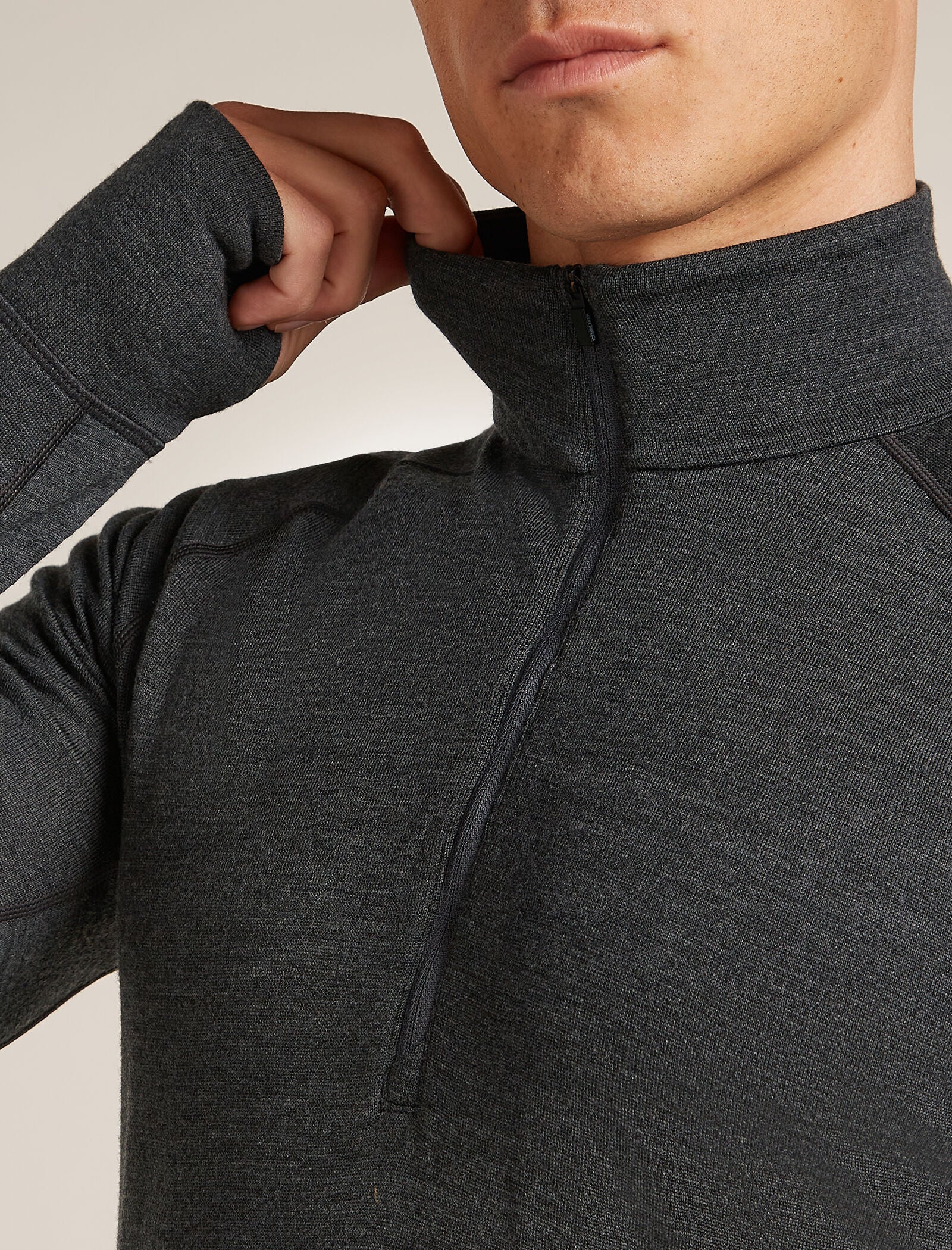 Men's Merino 260 ZoneKnit™ Long Sleeve Half Zip Thermal Top - Image 6