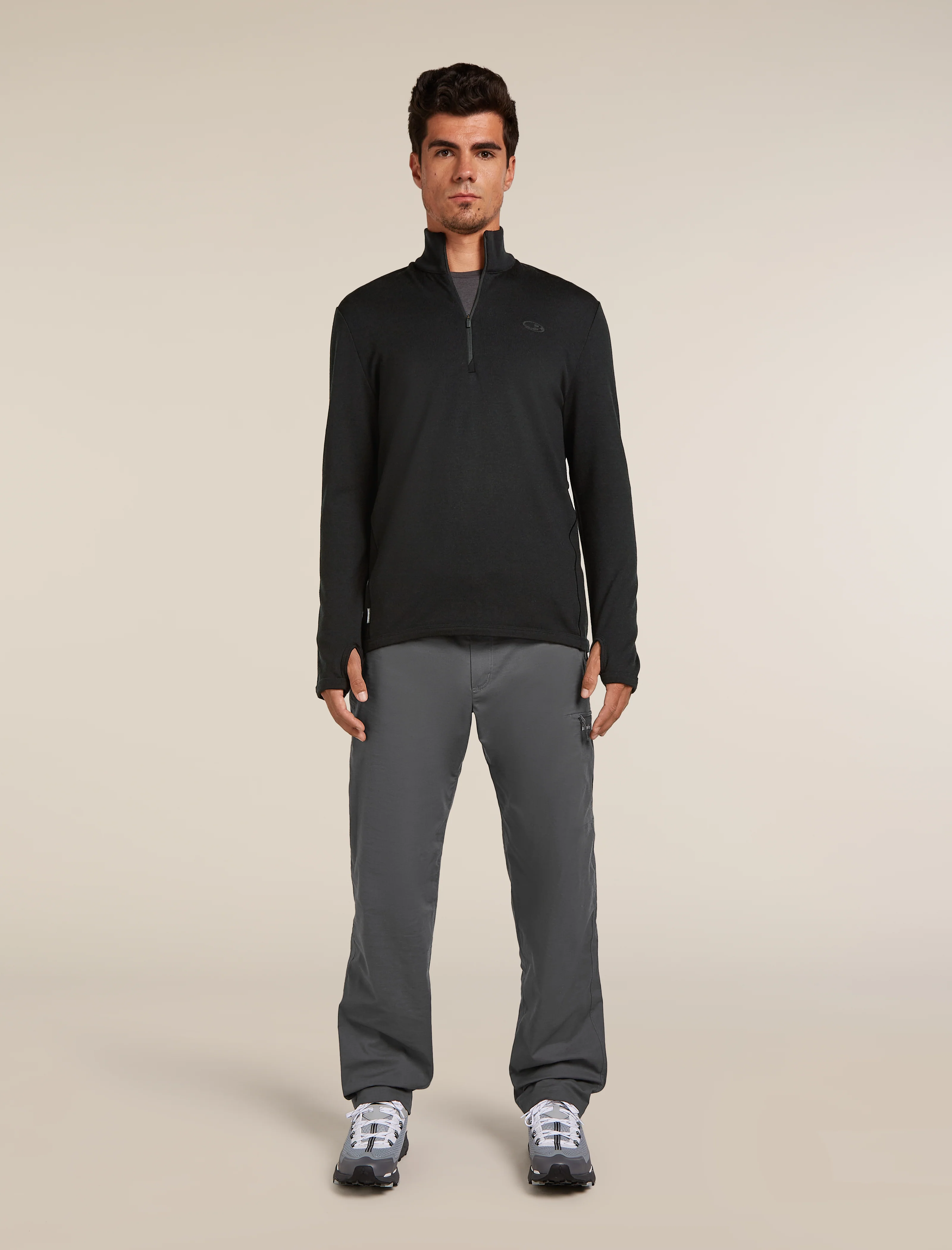 Men's Merino 300 Original Long Sleeve Half Zip Top - Image 3