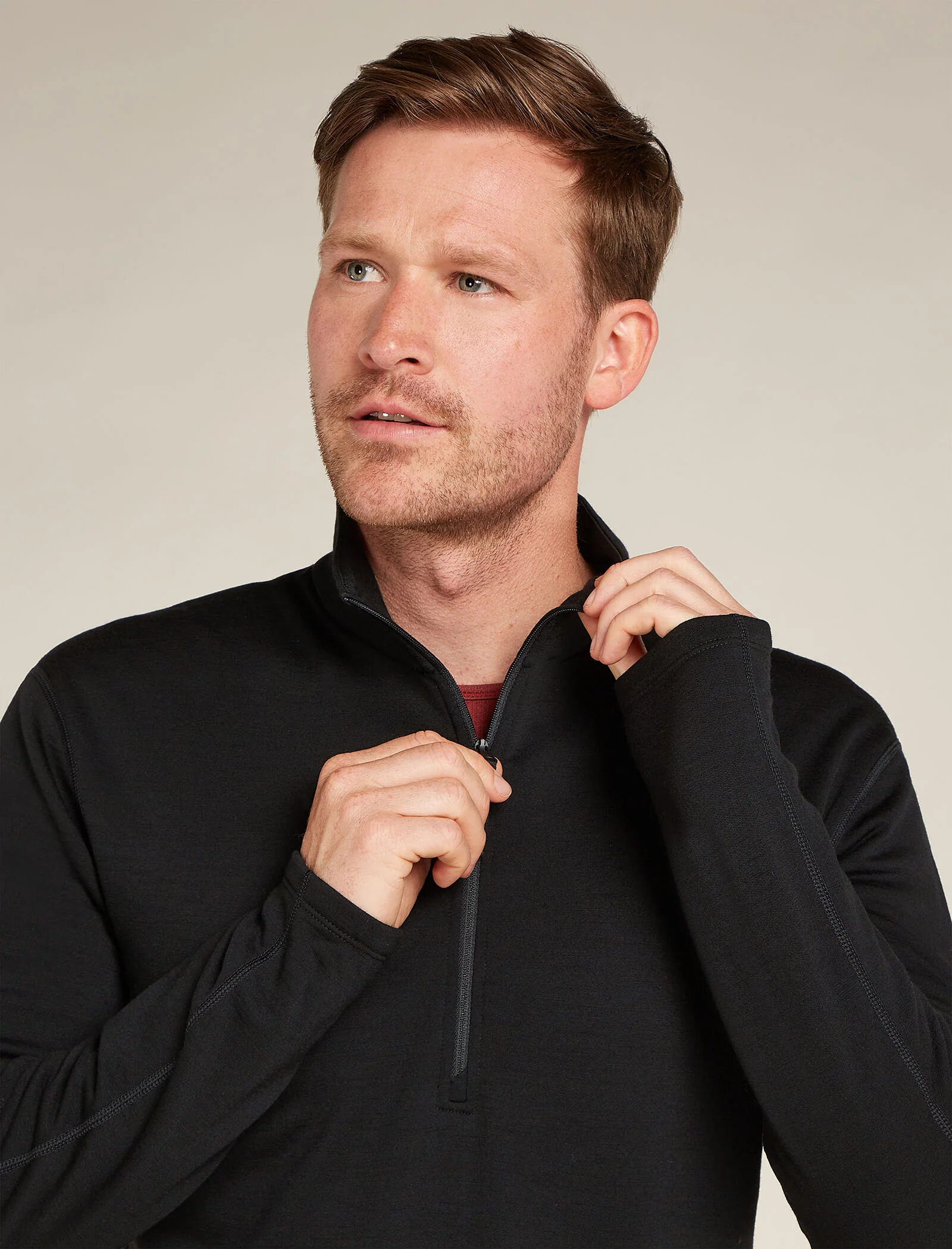 Men's Merino 360 Realfleece™ Elemental Long Sleeve Half Zip Top - Image 7
