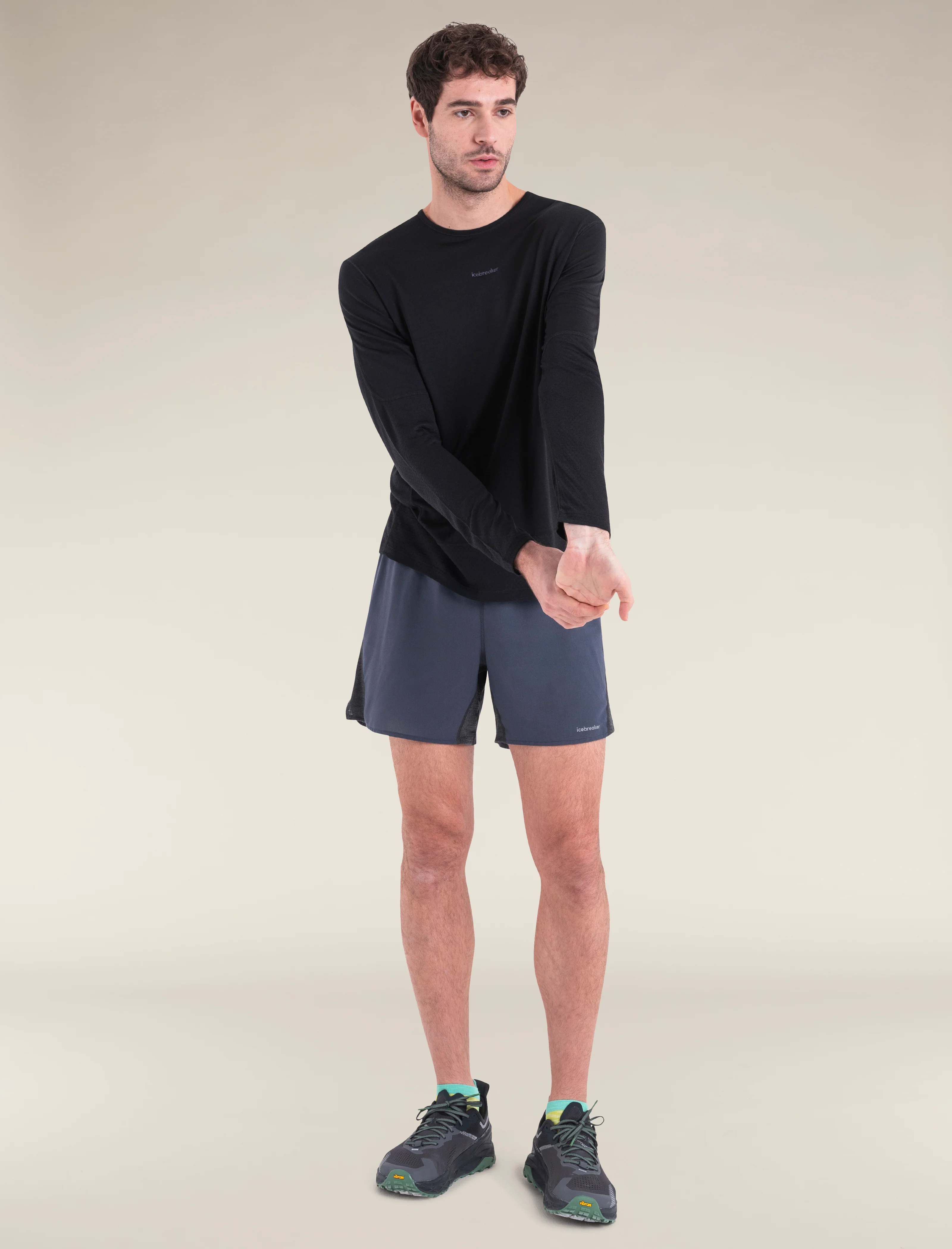Men's Merino Blend 125 ZoneKnit™ Energy Wind Long Sleeve T-Shirt - Image 5