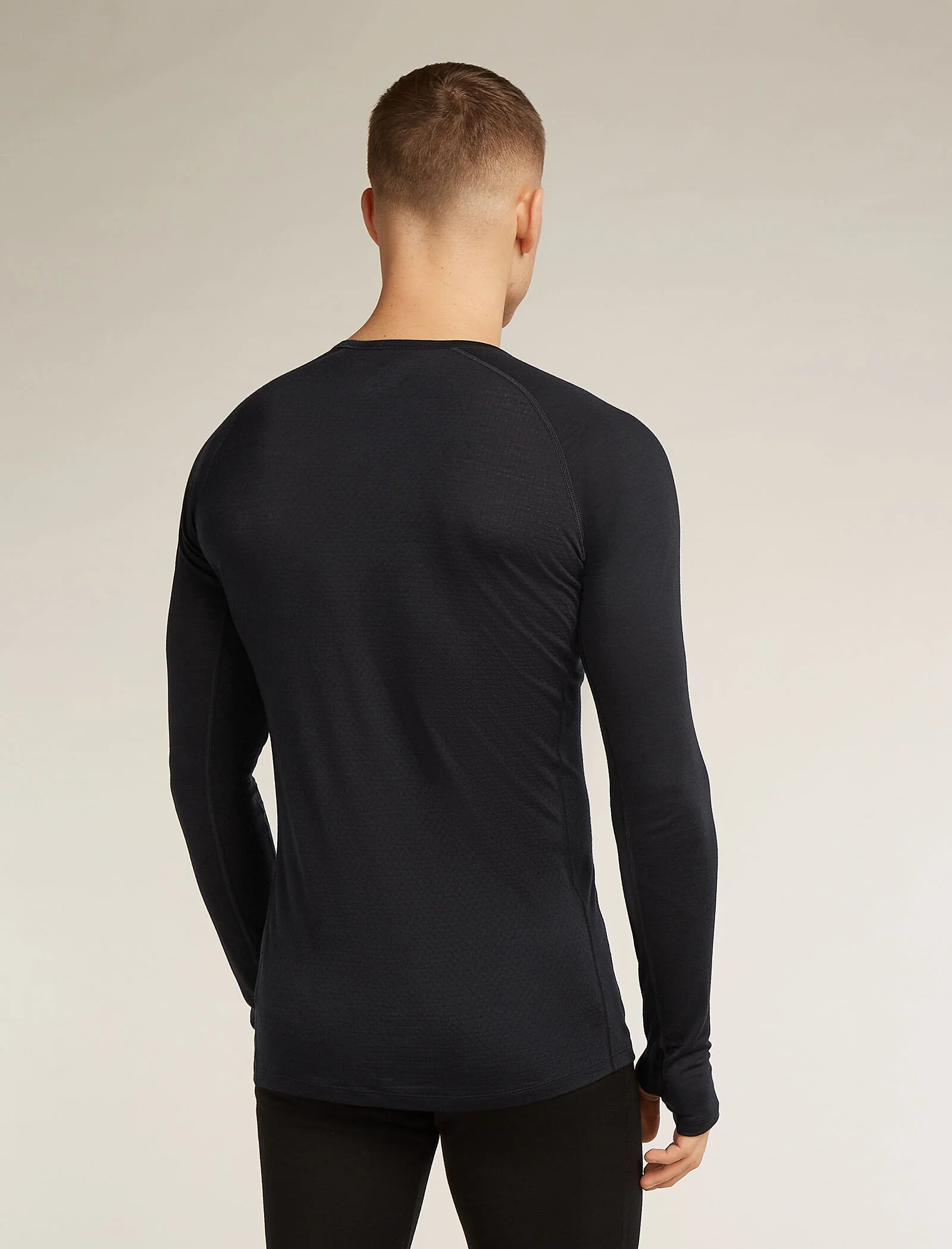 Men's Merino Blend 125 ZoneKnit™ Long Sleeve Crewe Thermal Top - Image 2