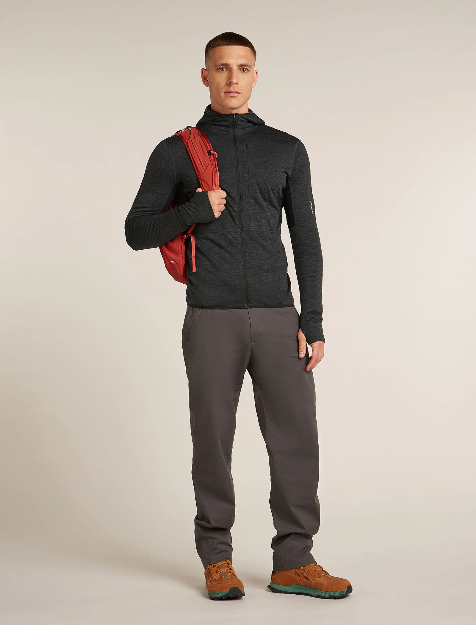 Men's Merino Blend 200 Realfleece™ Descender Long Sleeve Zip Hoodie - Image 4