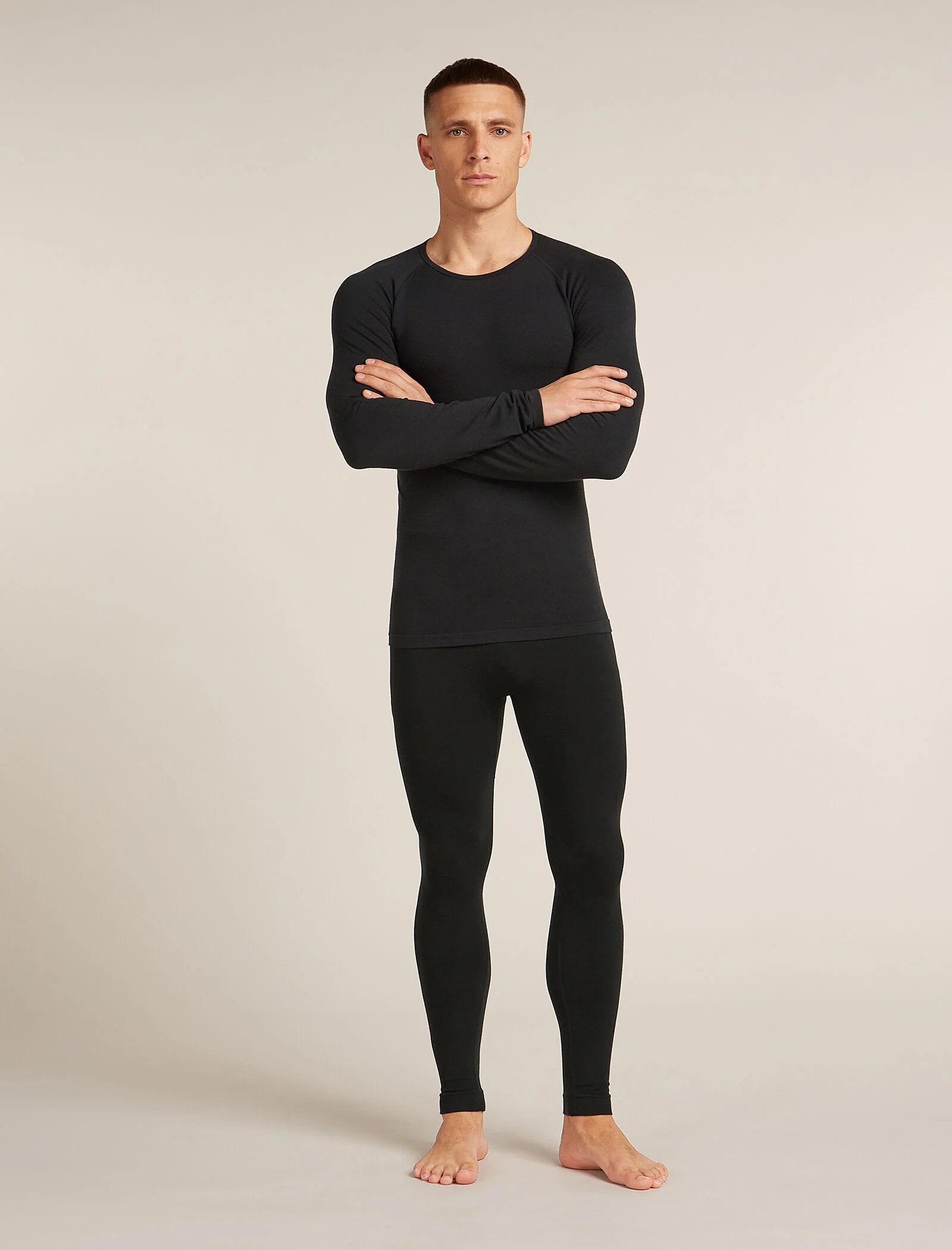 Men's Merino Blend 260 ZoneKnit™ Seamless Long Sleeve Crewe Thermal Top - Image 3