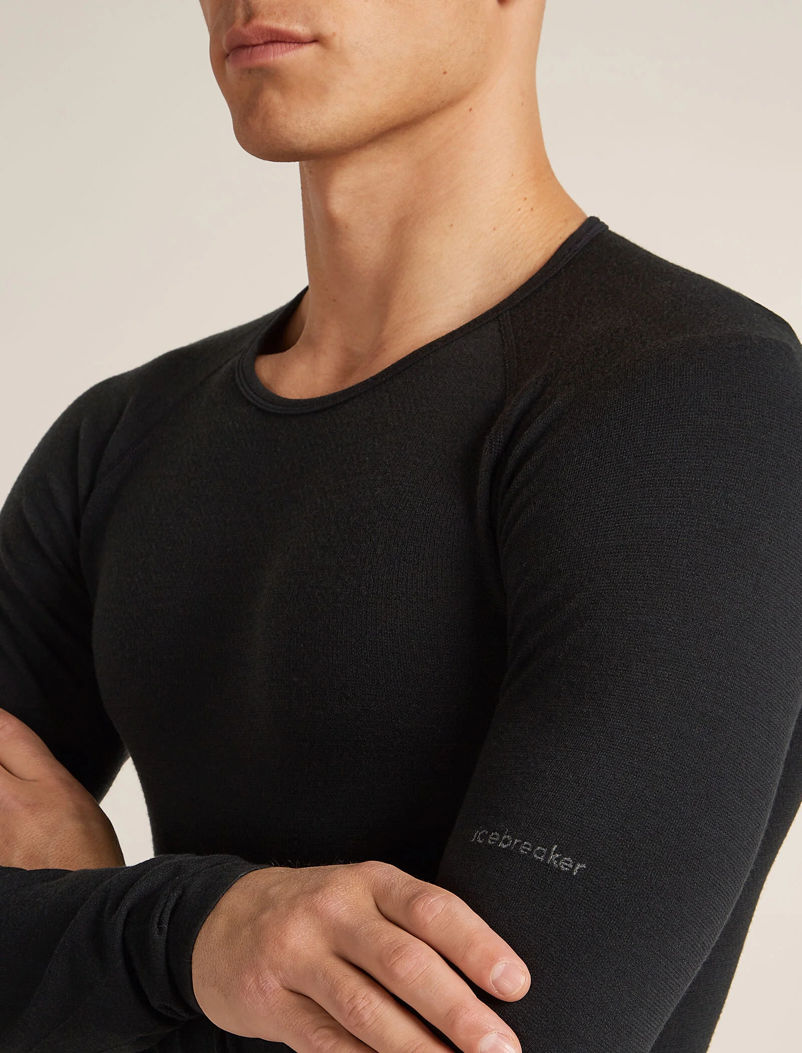 Men's Merino Blend 260 ZoneKnit™ Seamless Long Sleeve Crewe Thermal Top - Image 5